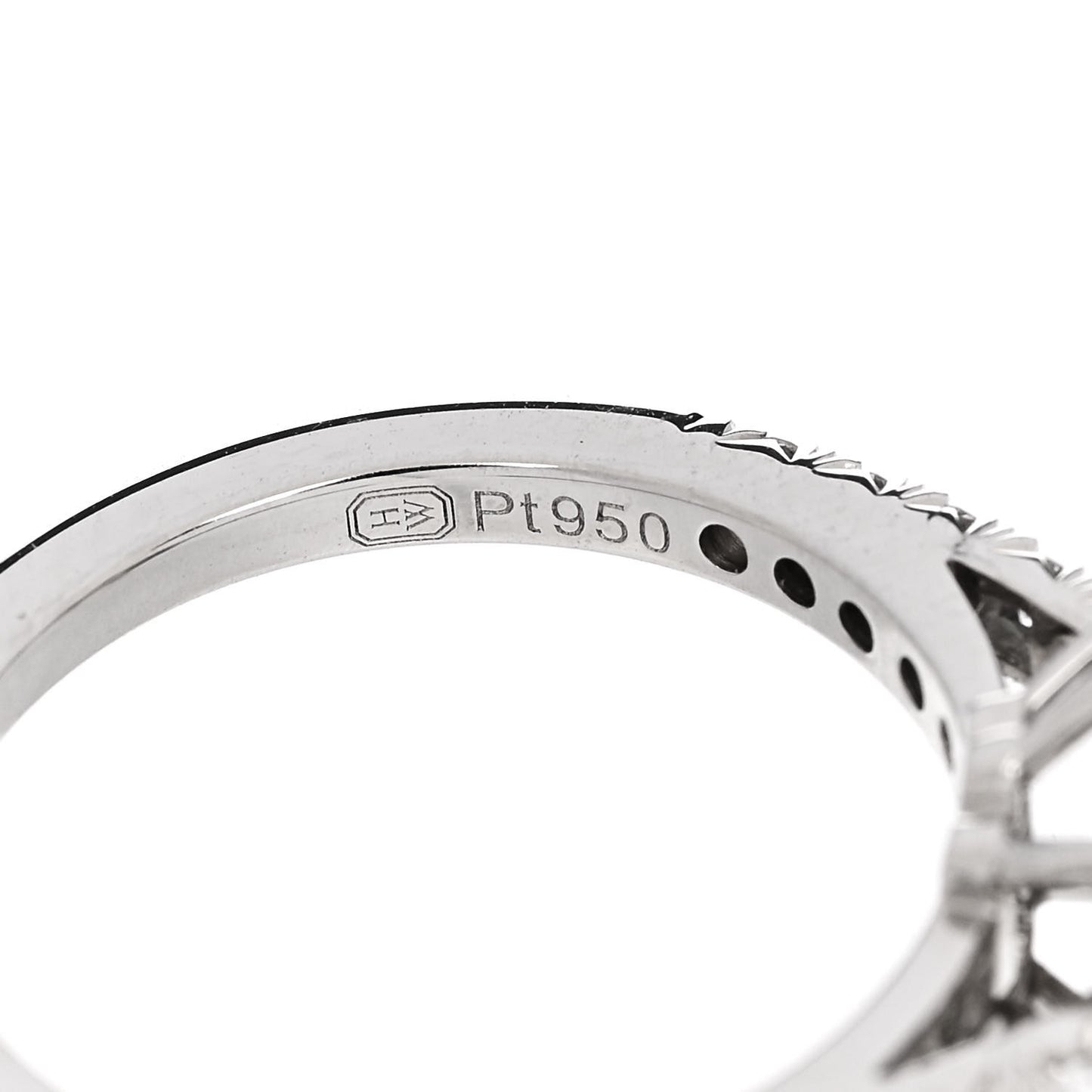 Platinum Diamond Petite Sunflower Ring 49 4.75