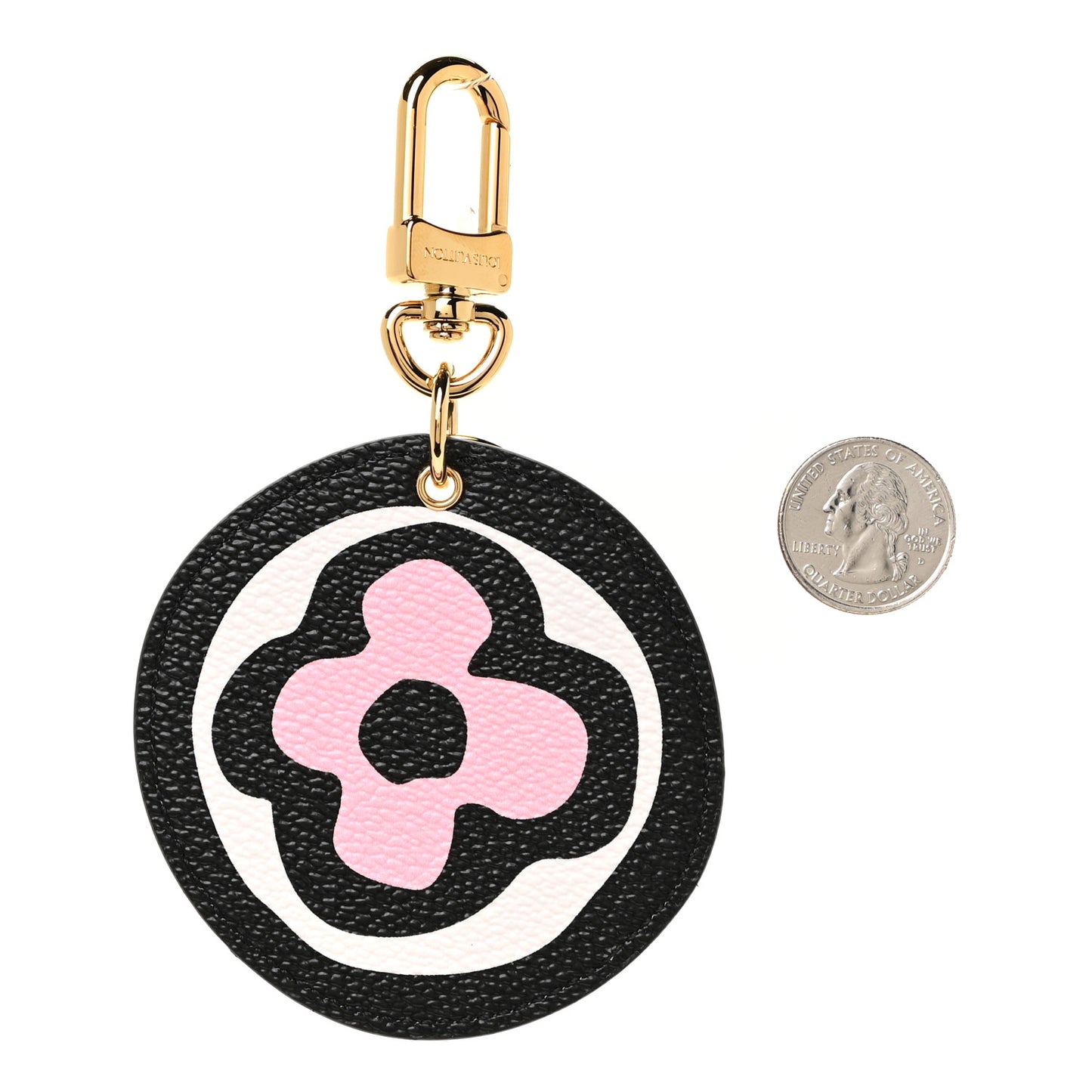 Monogram Wild At Heart Illustre Bag Charm Key Ring Black