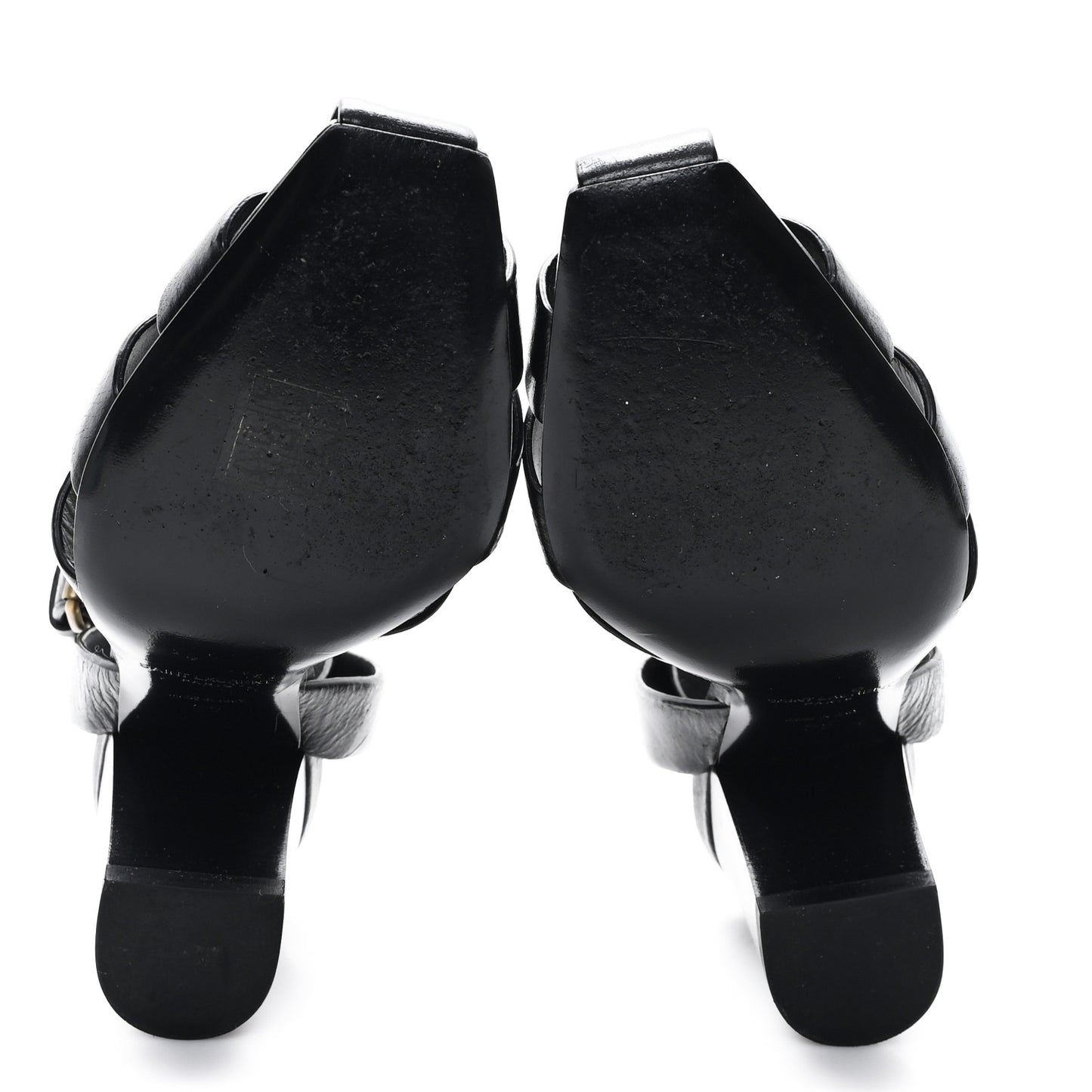 Calfskin Oak 75 Sandals 35 Black