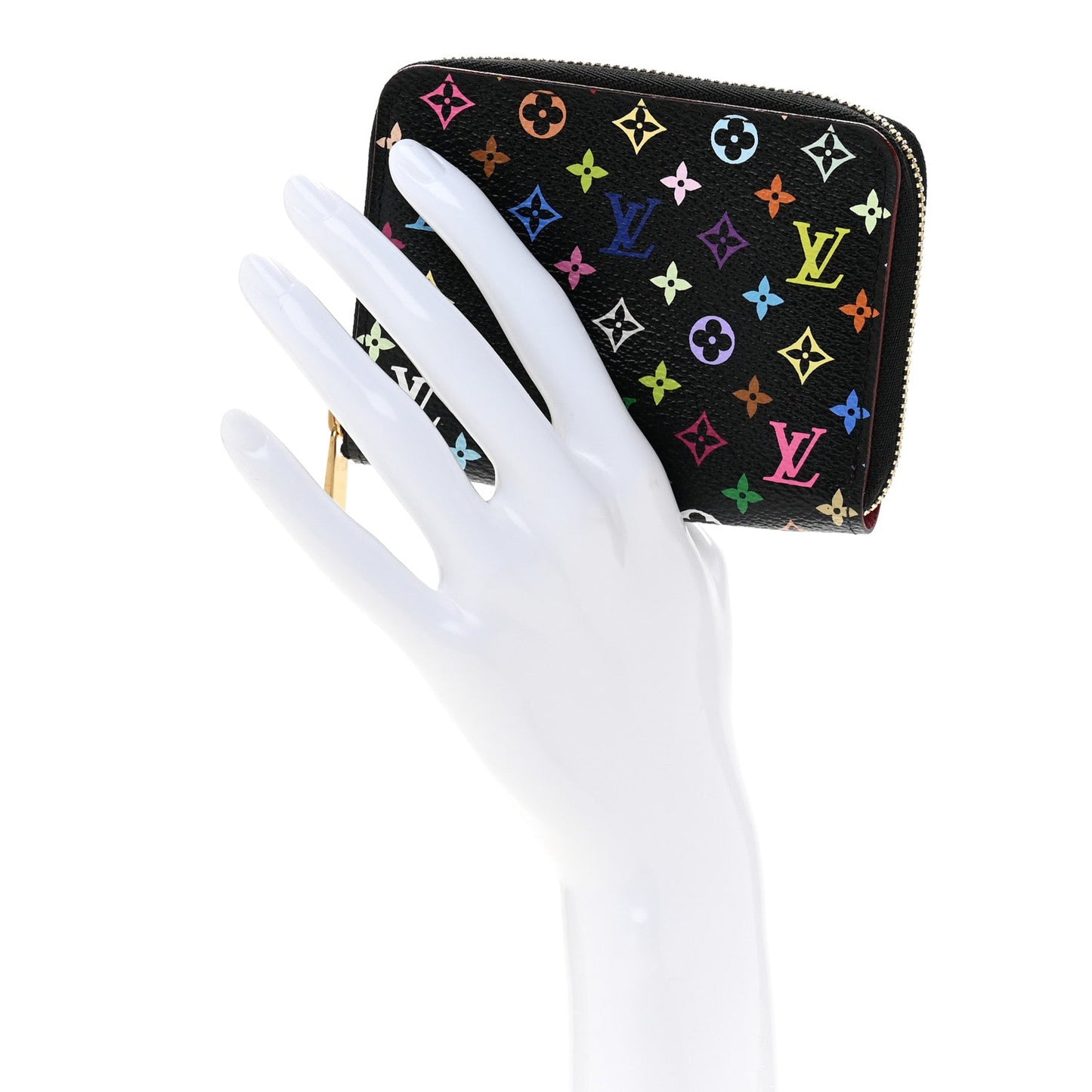 Monogram Multicolor Zippy Coin Purse Black Grenade