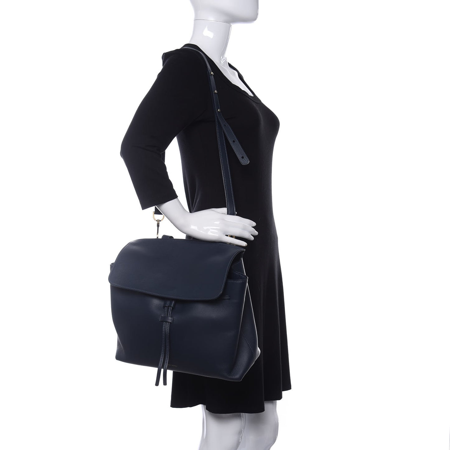 Calfskin Lady Bag Blu