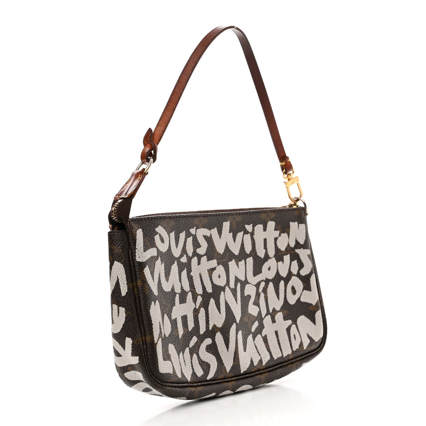 Monogram Graffiti Pochette Accessories Silver