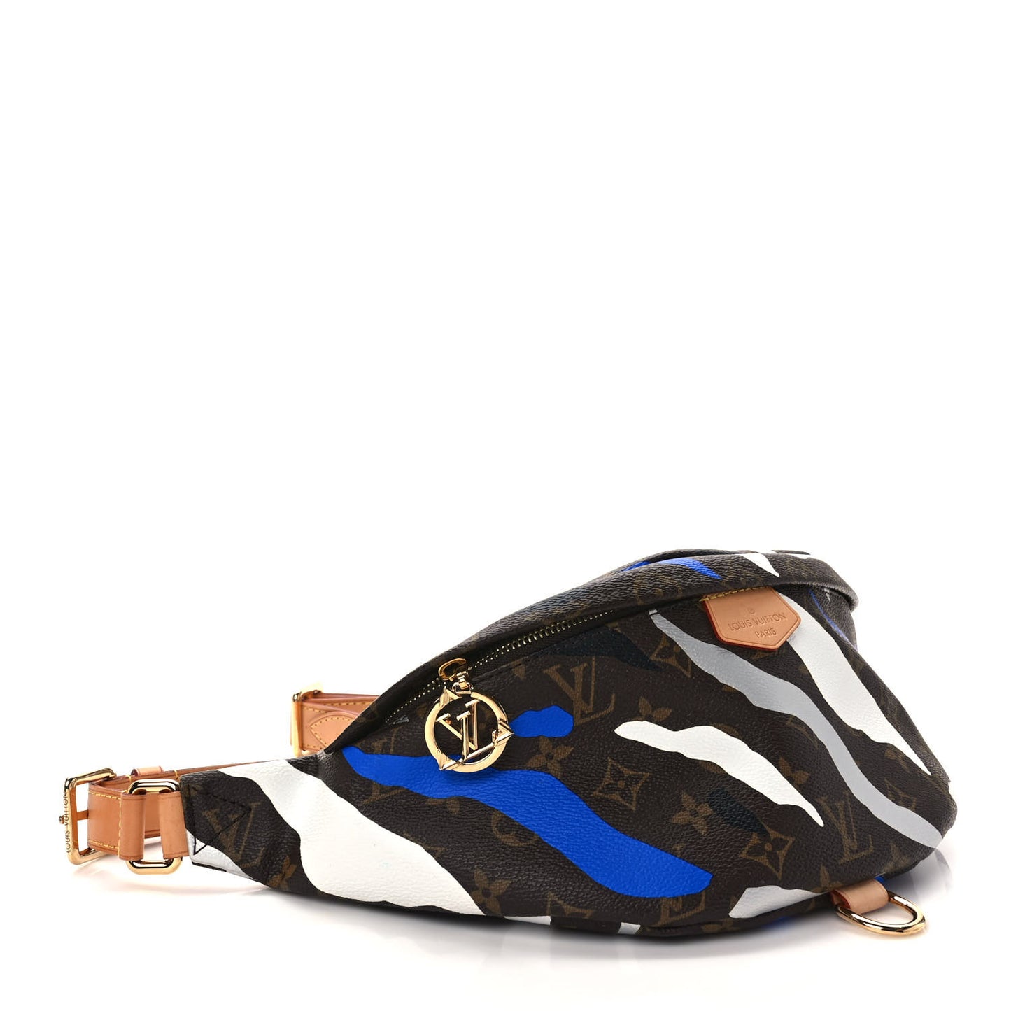 x LOL Monogram Bumbag Blue Silver