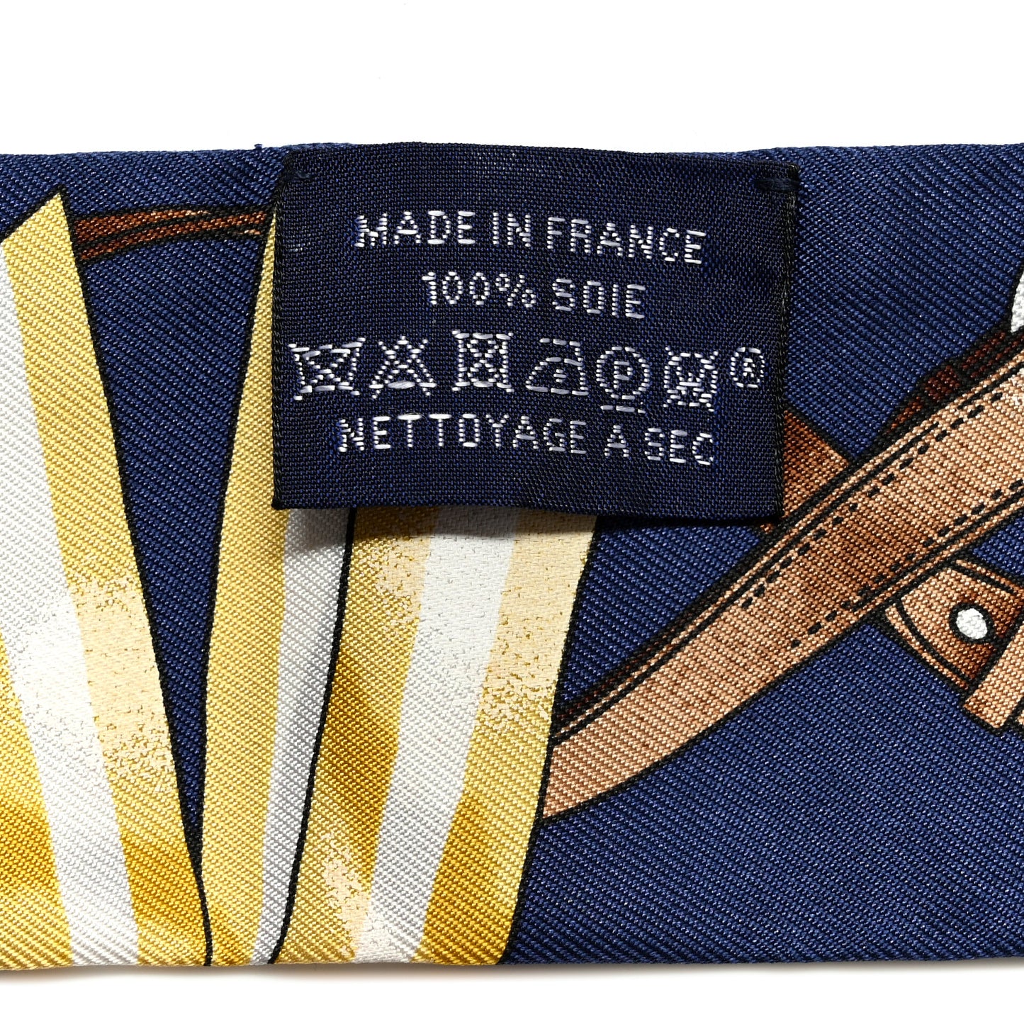 Silk Jumping Twilly Marine Gold Brun