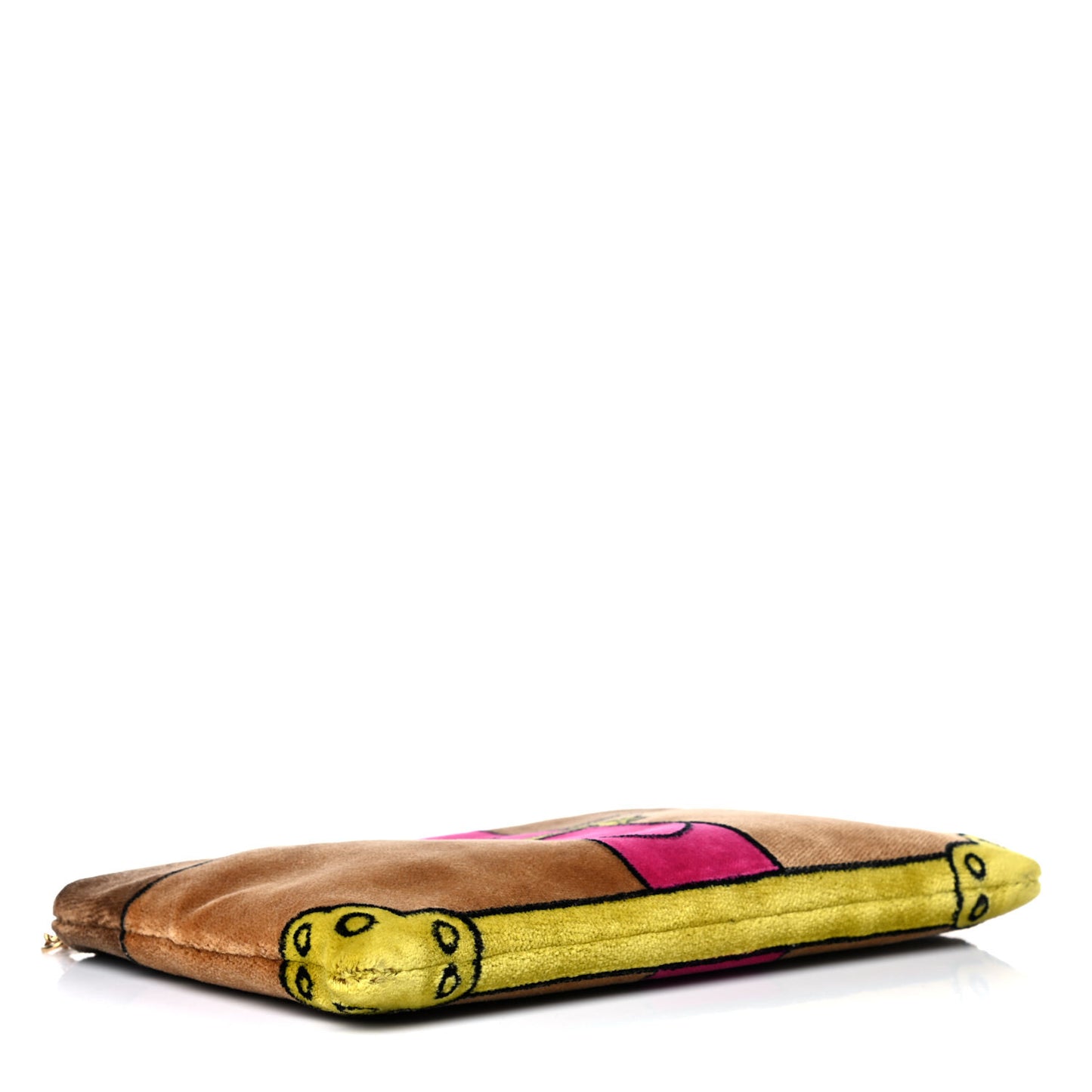 Velvet Cahier Chain Shoulder Bag Cammello