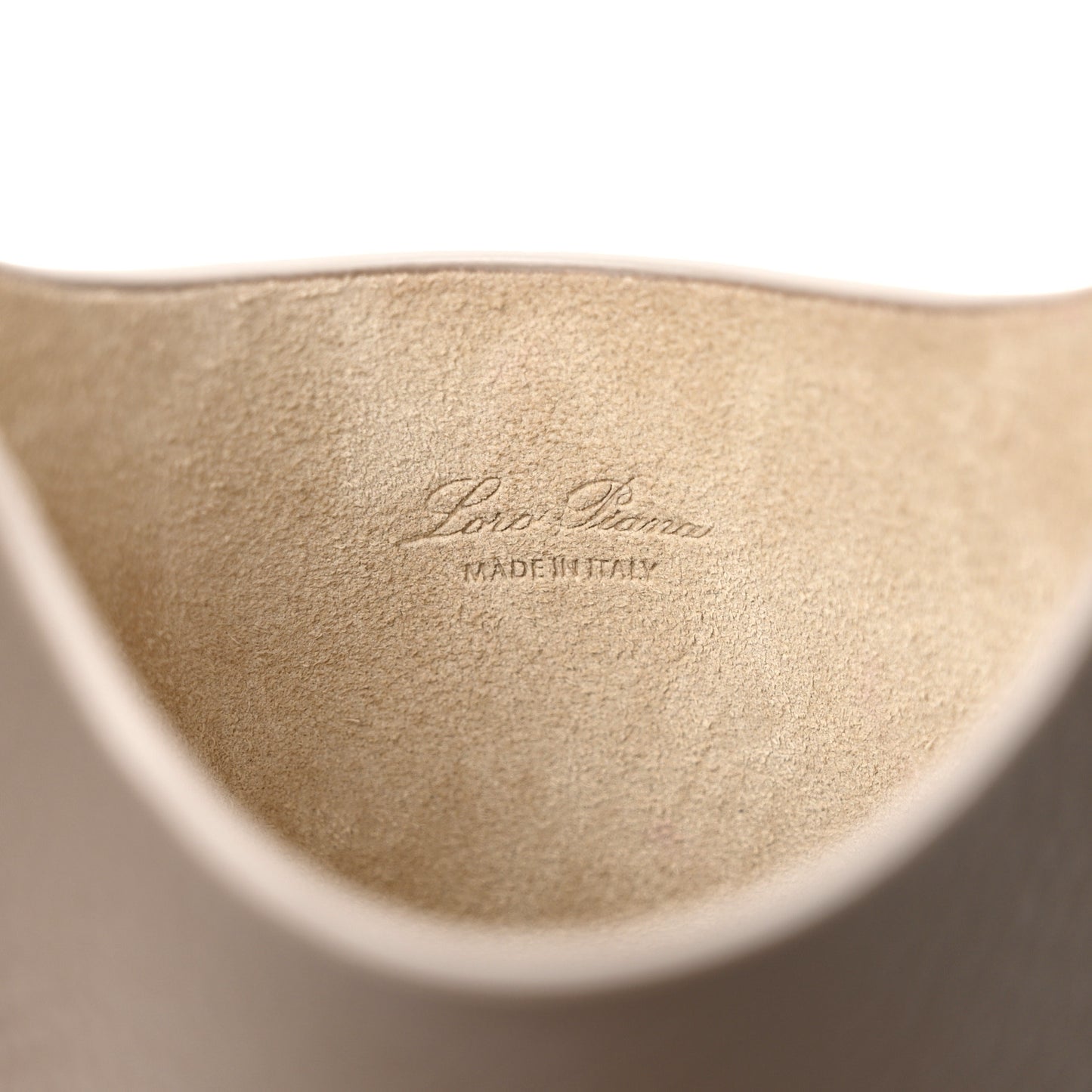 Grained Calfskin Bale Phone Case Warm Mastic