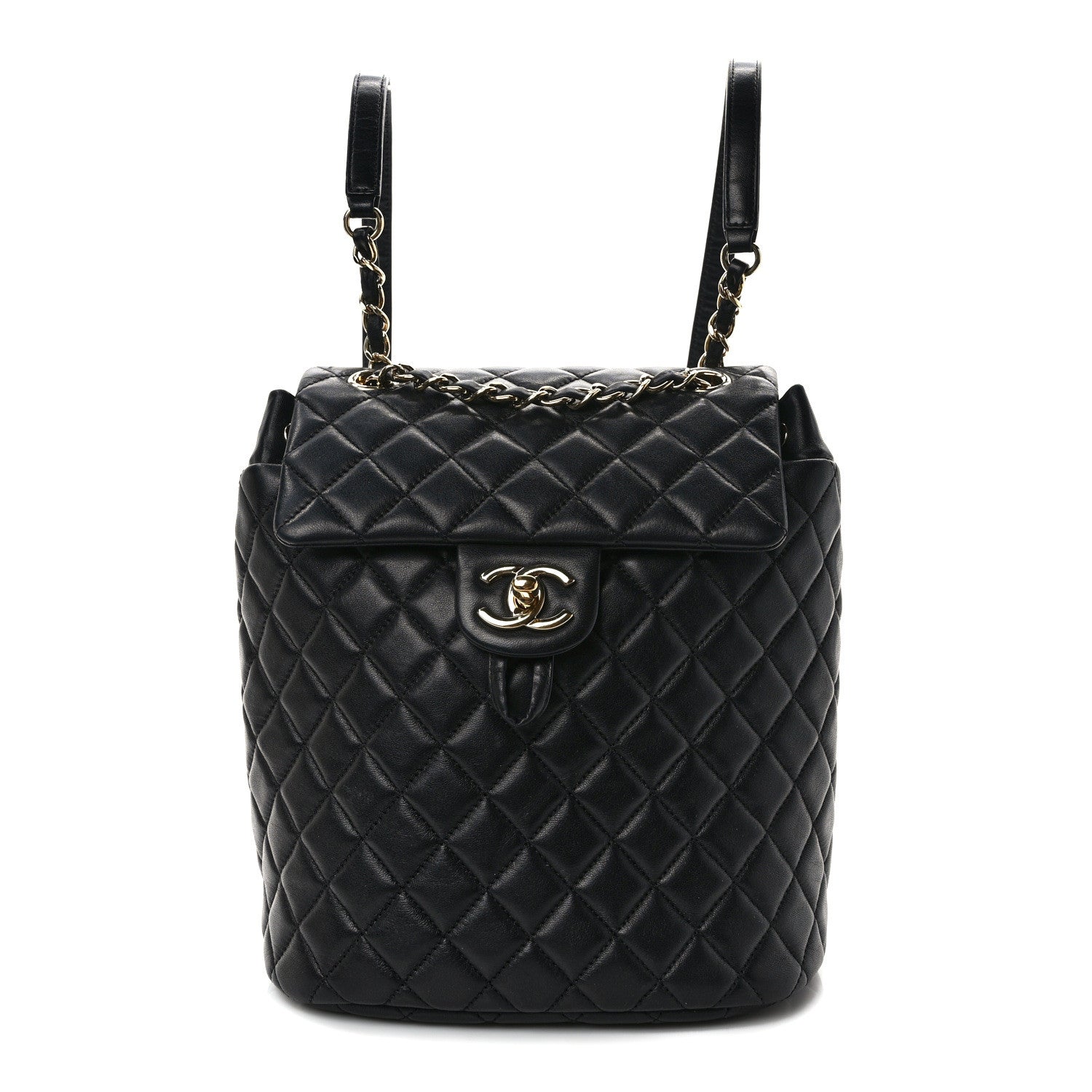 Chanel Lambskin Quilted Small Urban Spirit Backpack Black 1 of 11