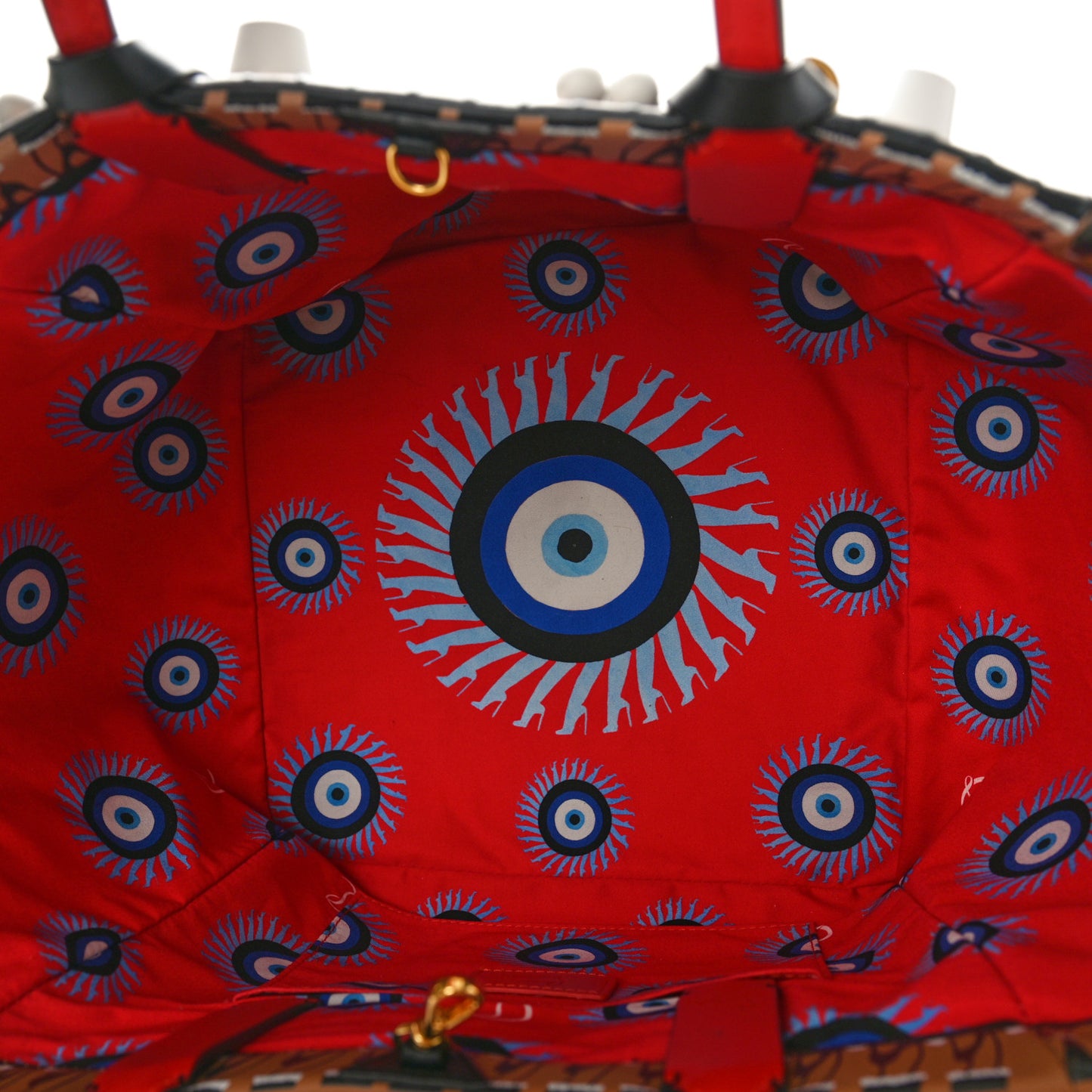 Calfskin Greekaba Tote Multicolor
