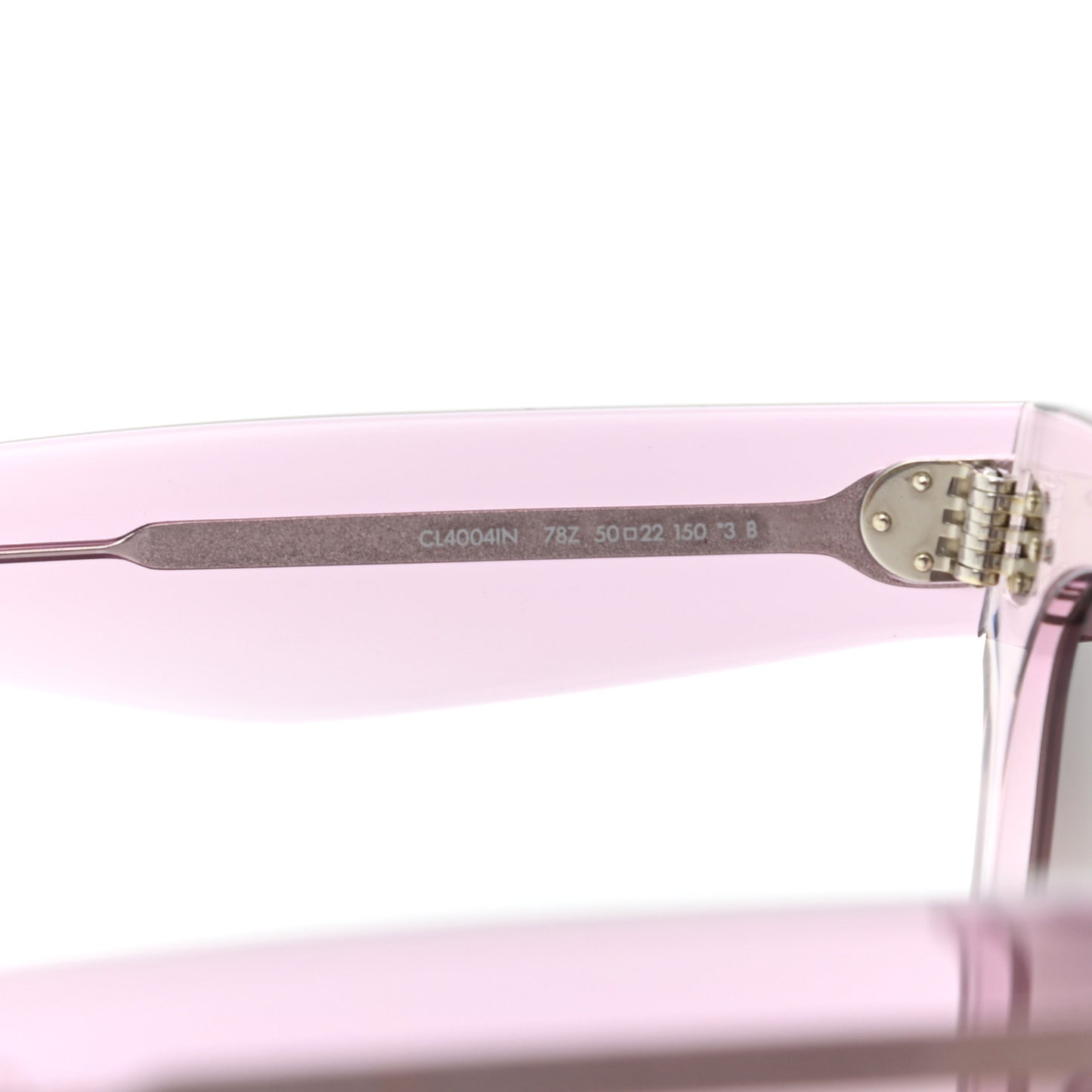 Acetate Cat Eye Sunglasses CL4004IN Transparent Lilac