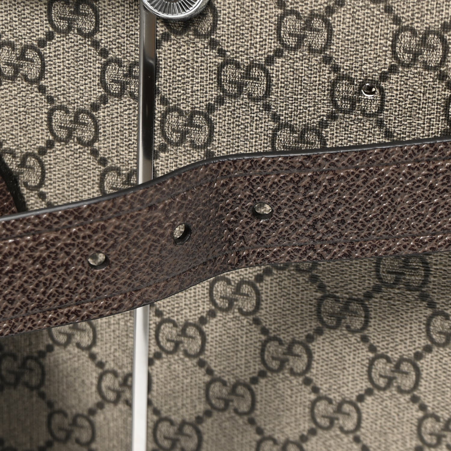 Gucci Supreme Monogram Globe-Trotter Carry-On Brown 10 of 11