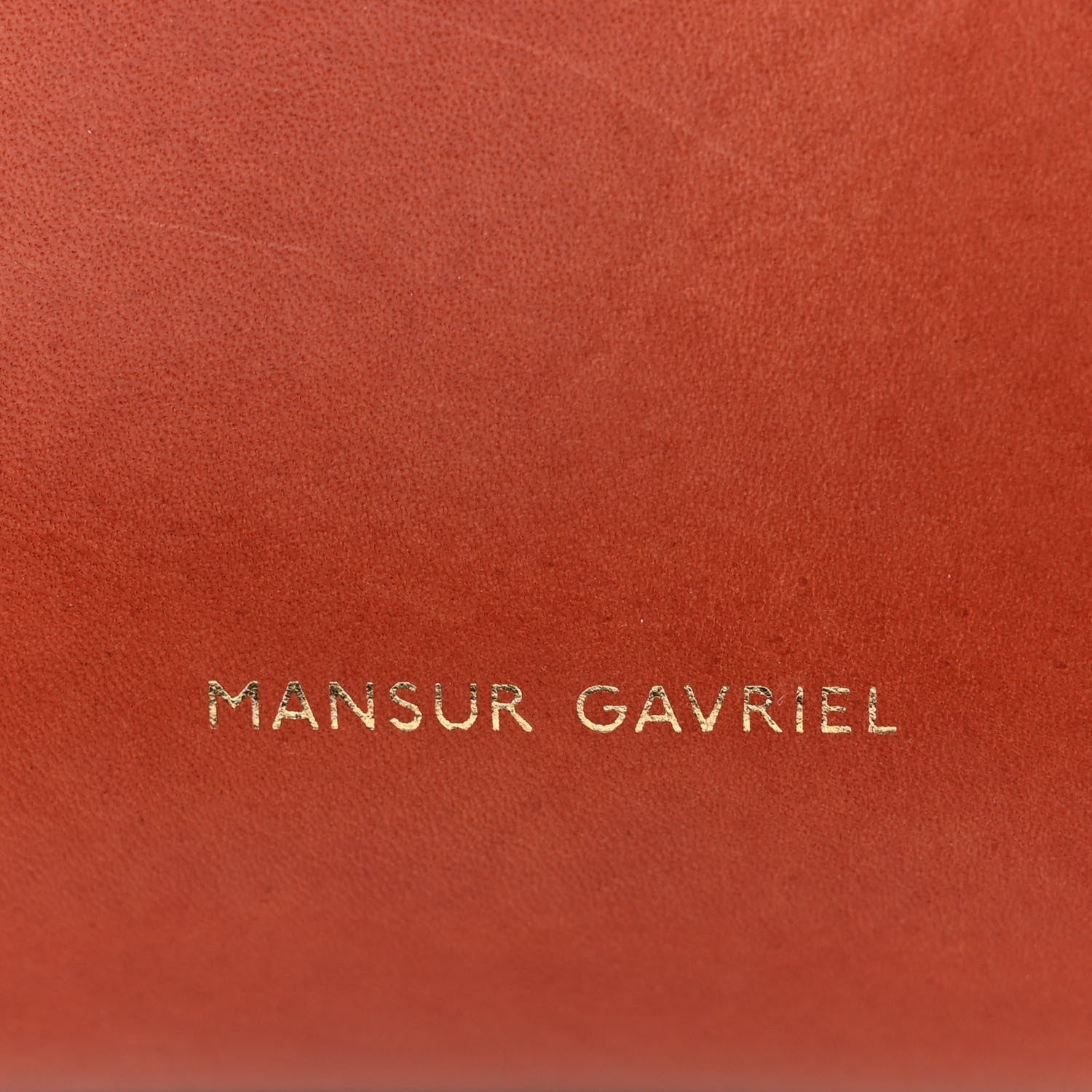 Mansur Gavriel Calfskin Mini Bucket Bag Saddle 5 of 9