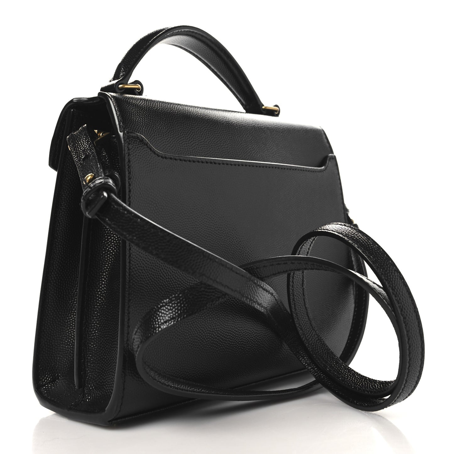 Grain de Poudre Mini Classic Monogram Cassandra Top Handle Black