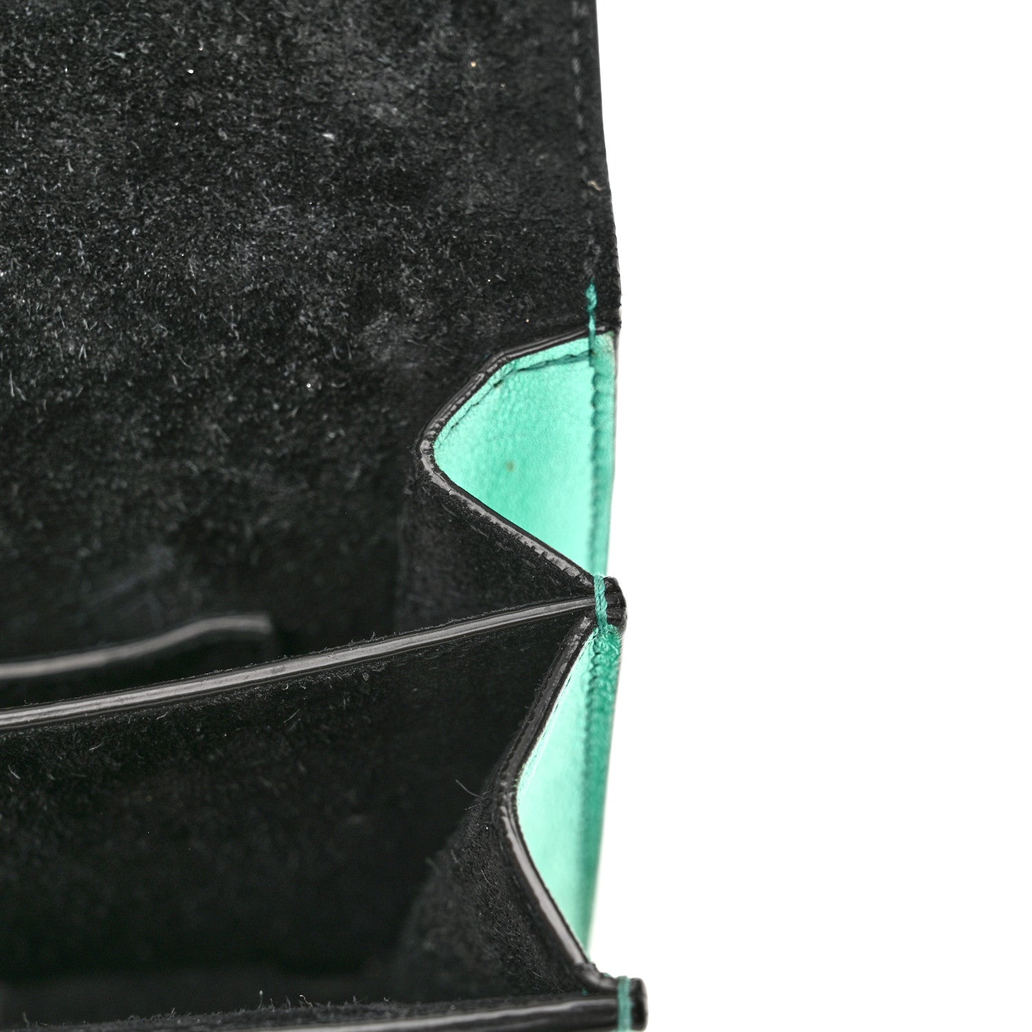 Saint Laurent Metallic Calfskin Small Monogram Sunset Chlorophille 10 of 12