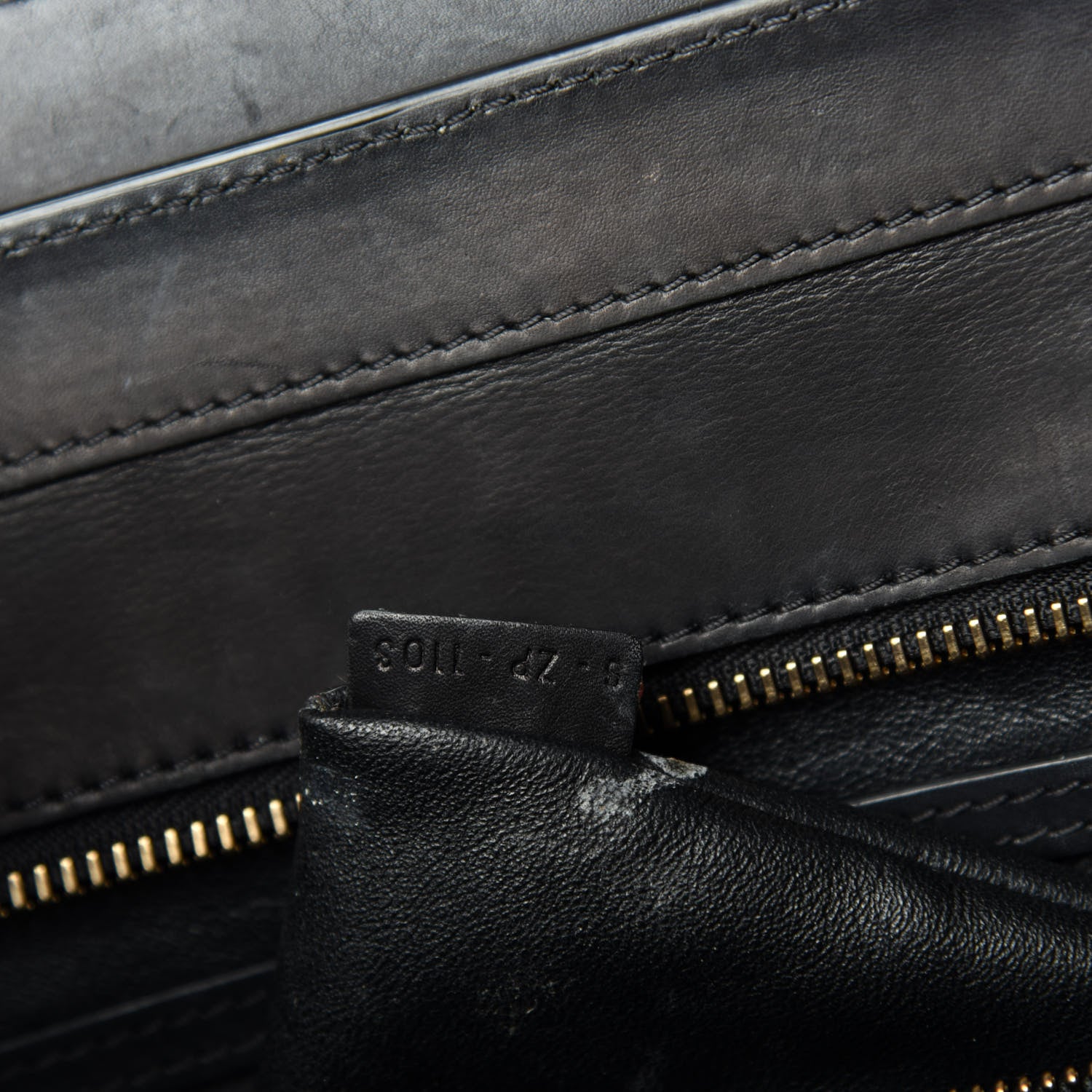 Celine Canvas Smooth Calfskin Suede Mini Tri-Color Luggage 20 of 21