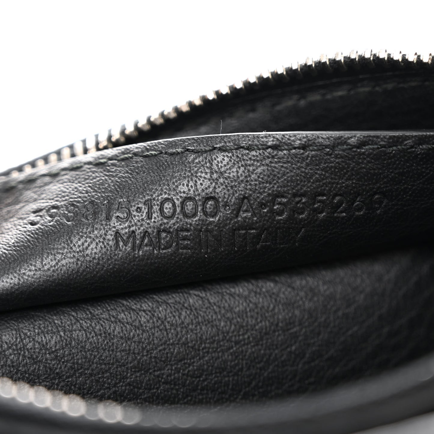 Veau Papier Triple XS Zip Around Crossbody Black