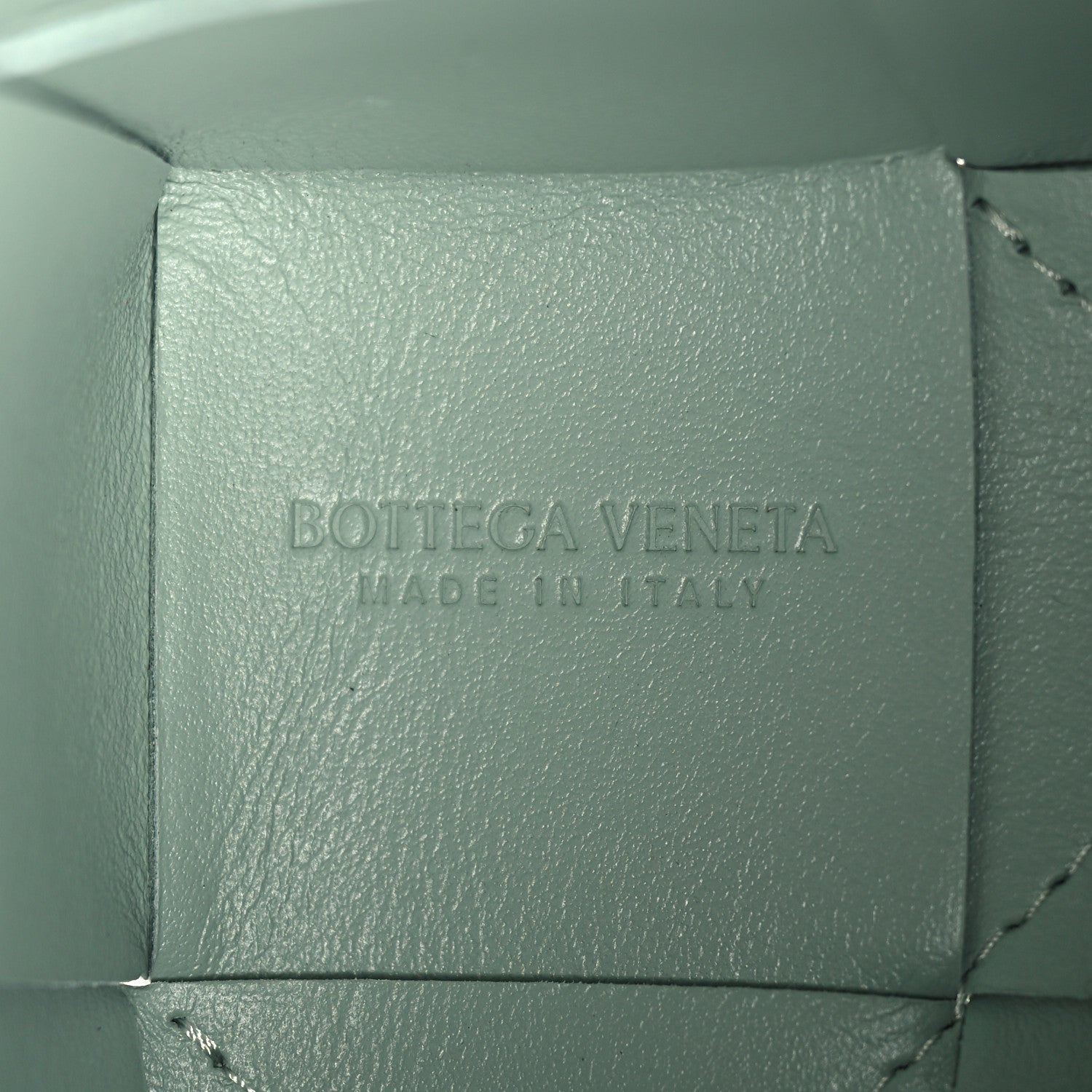 Bottega Veneta Nappa Maxi Intrecciato Mini Cassette Bucket Bag New Sauge 6 of 9
