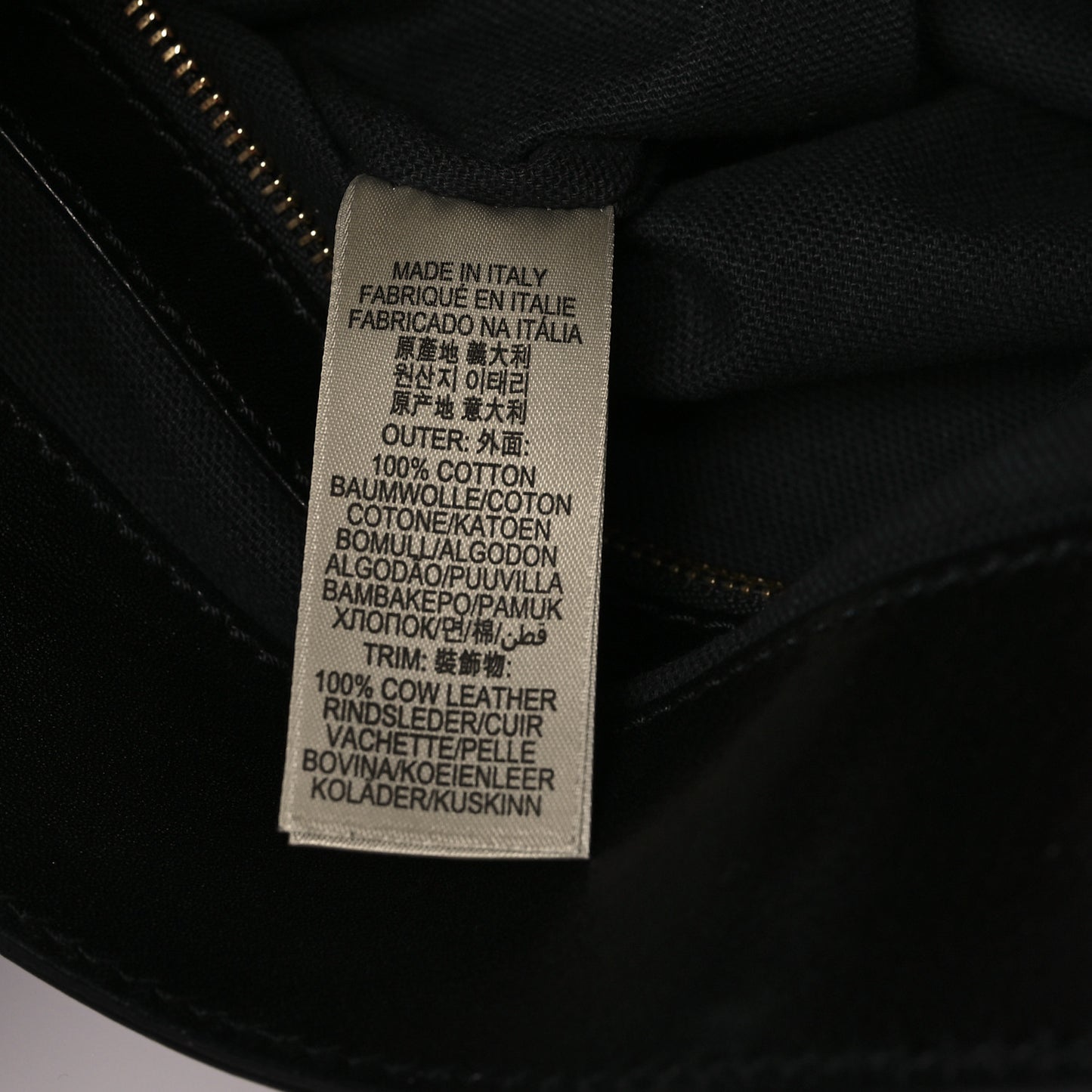 House Check Bridle Calfskin Medium Gosford Hobo Black