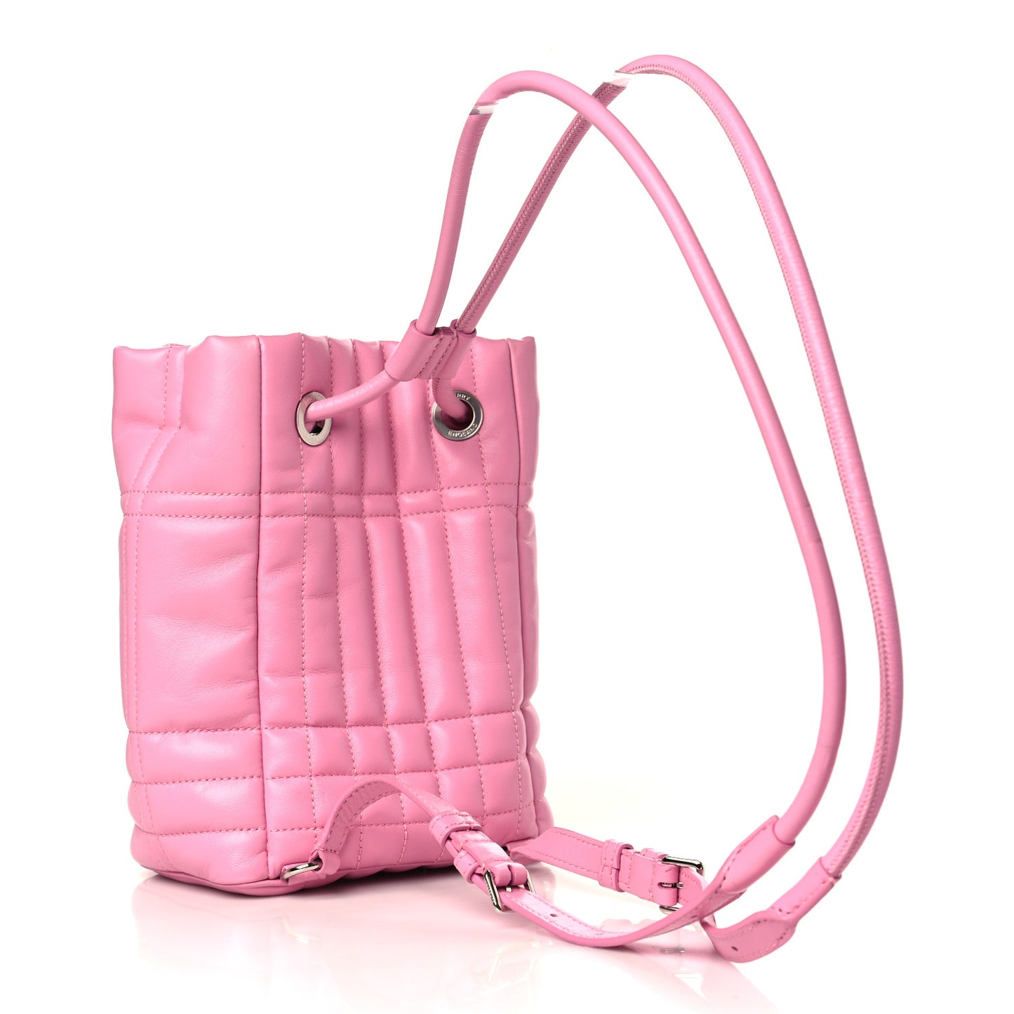 Lambskin Quilted Mini Lola Backpack Primrose Pink