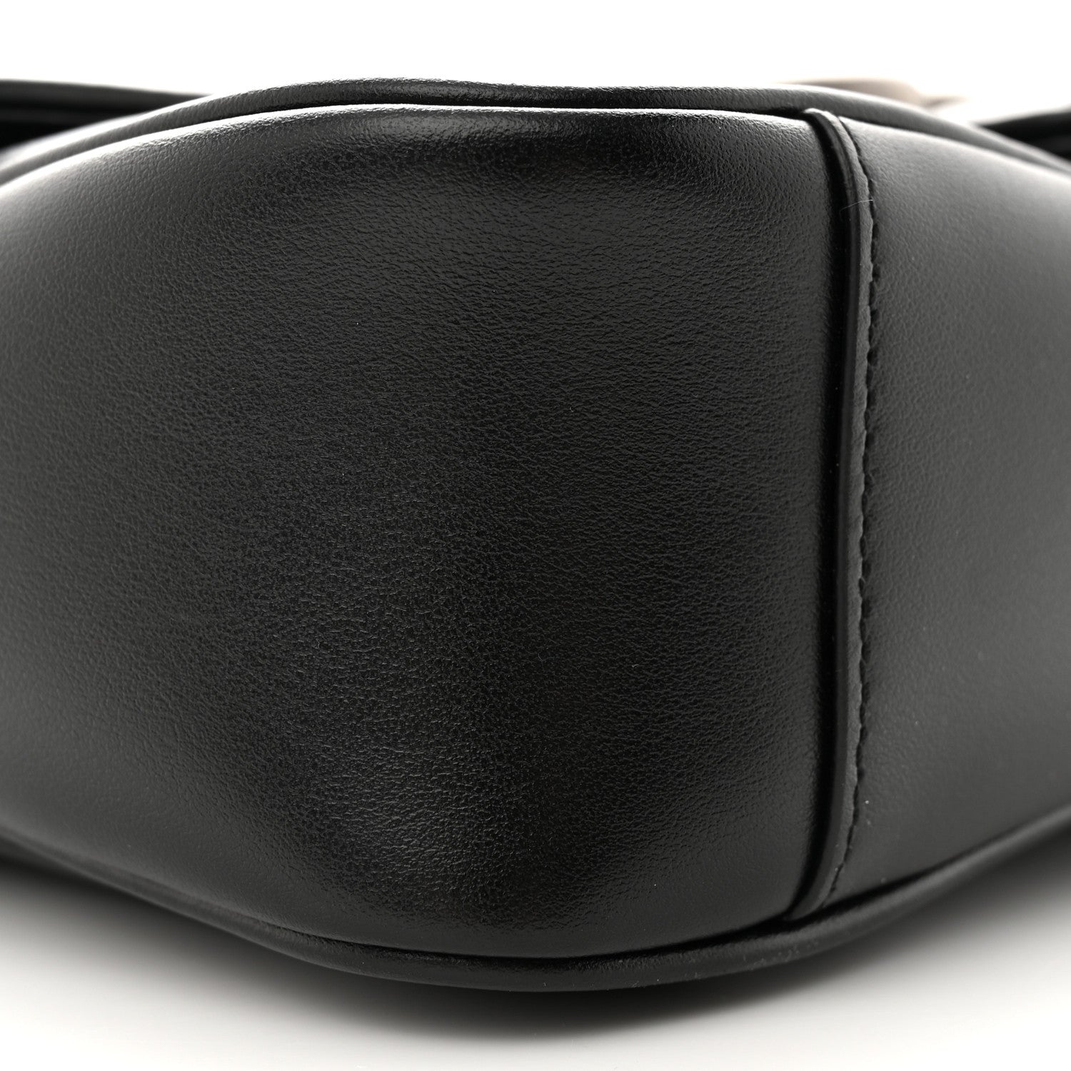 Gucci Calfskin Matelasse Aria Small GG Marmont Shoulder Bag Black 9 of 10