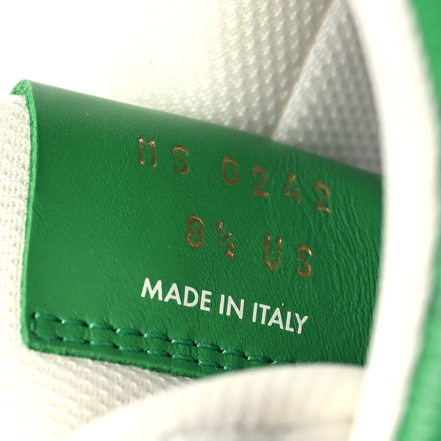 X NIKE AIR FORCE 1 Calfskin Monogram Mens Low Top Sneakers 8.5 Green