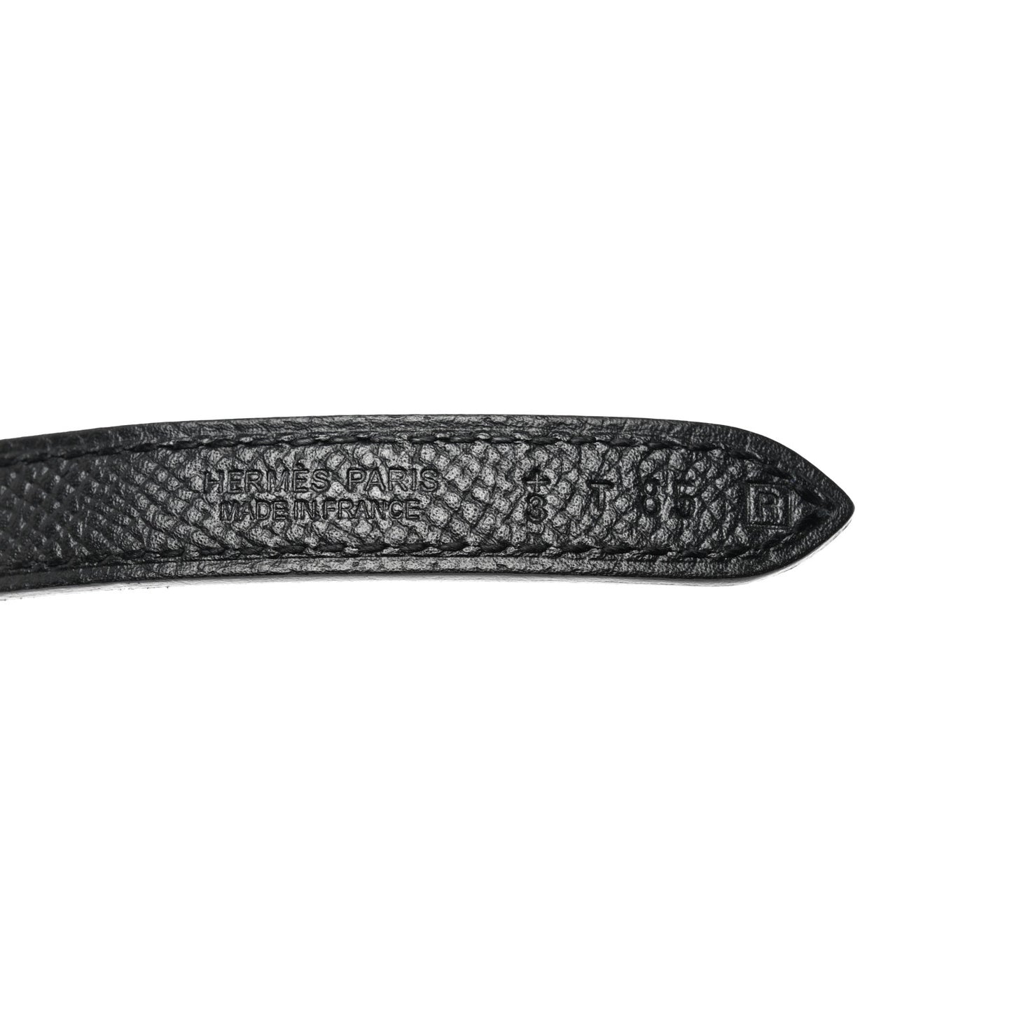 Swift Epsom 13mm Mini Laquee Reversible Belt 85 Black Bleu Saphir