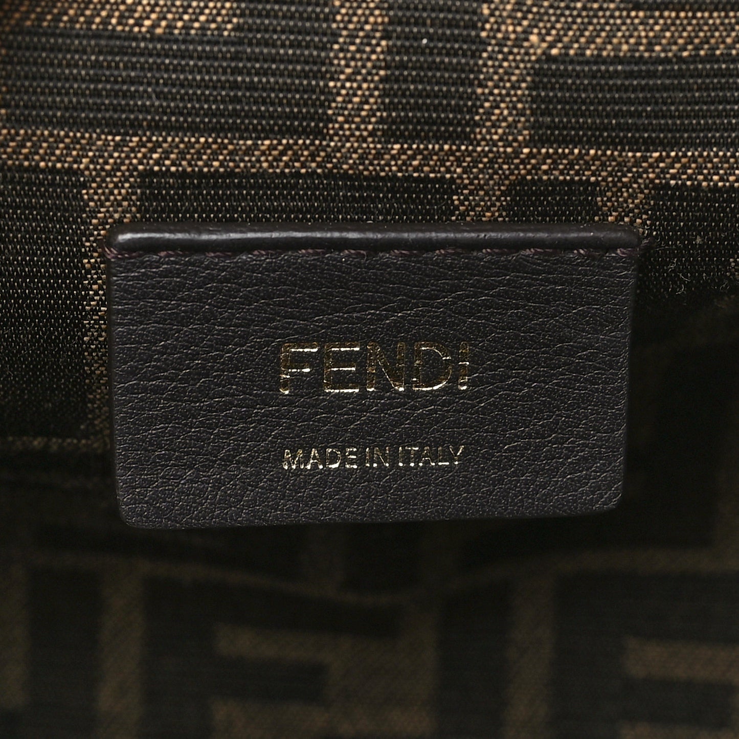 Shiny Nappa Midi Fendi First Dark Coffee