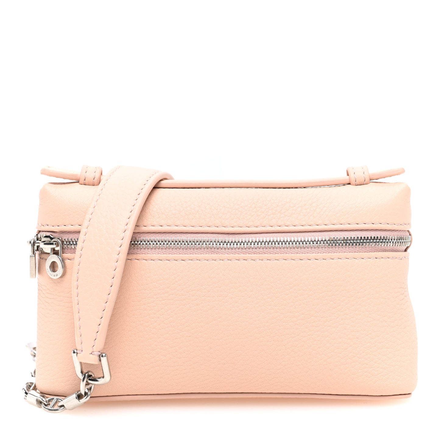 Grained Calfskin Extra Pocket Mini Pouch Candoglia Marble