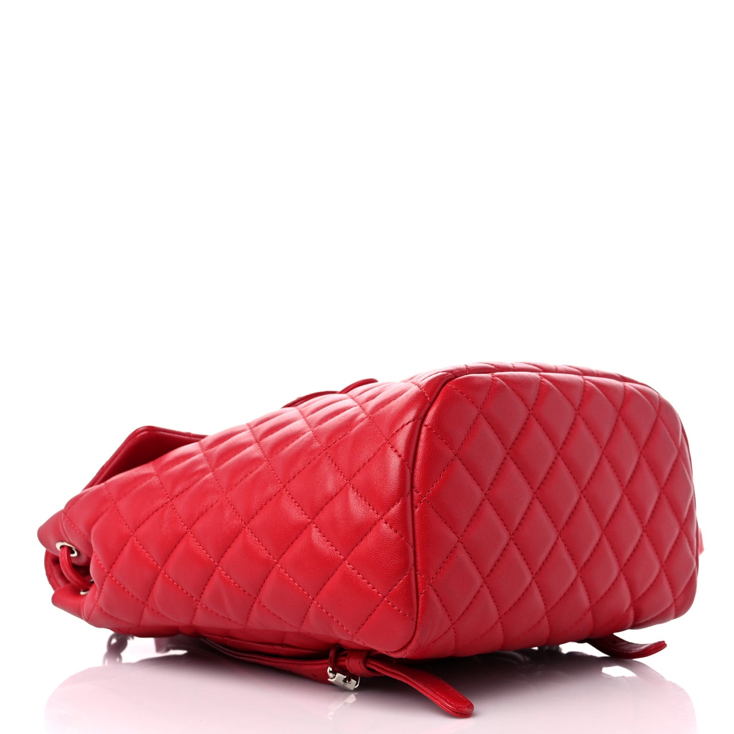 Lambskin Quilted Small Urban Spirit Backpack Red
