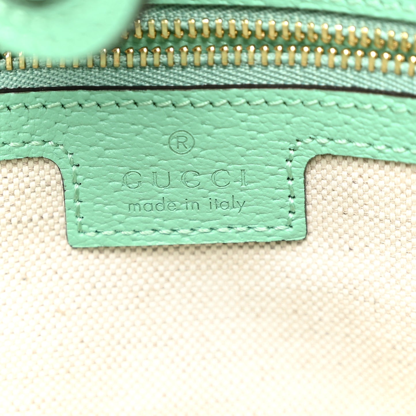 Monogram Jumbo GG Textured Dollar Calfskin Medium Ophidia Shopping Tote Beige Pepperlight Mint