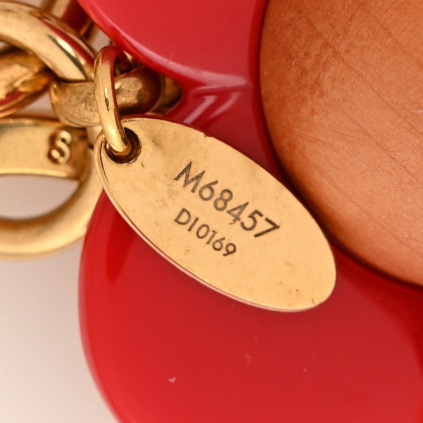 Resin Wood Vivienne Skateboarder Bag Charm