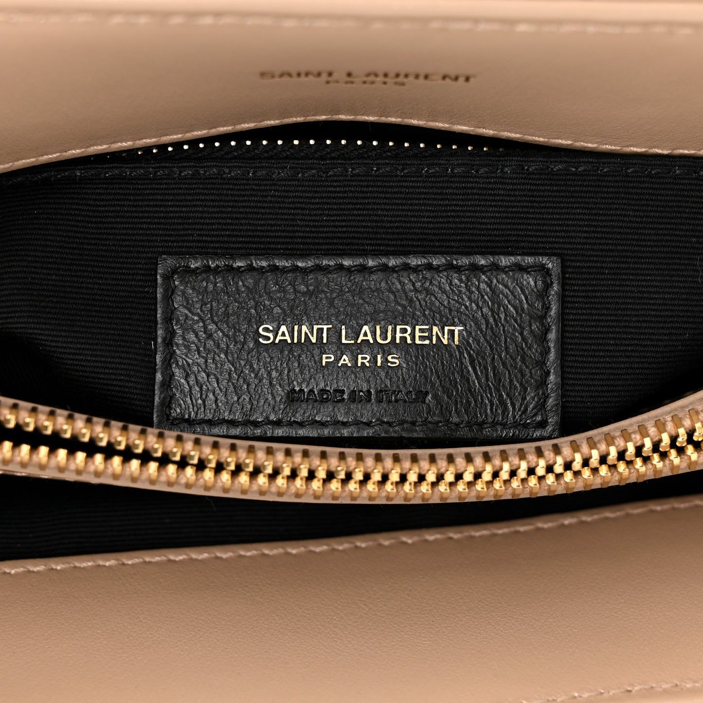 Calfskin Y Quilted Monogram Medium Loulou Chain Satchel Dark Beige