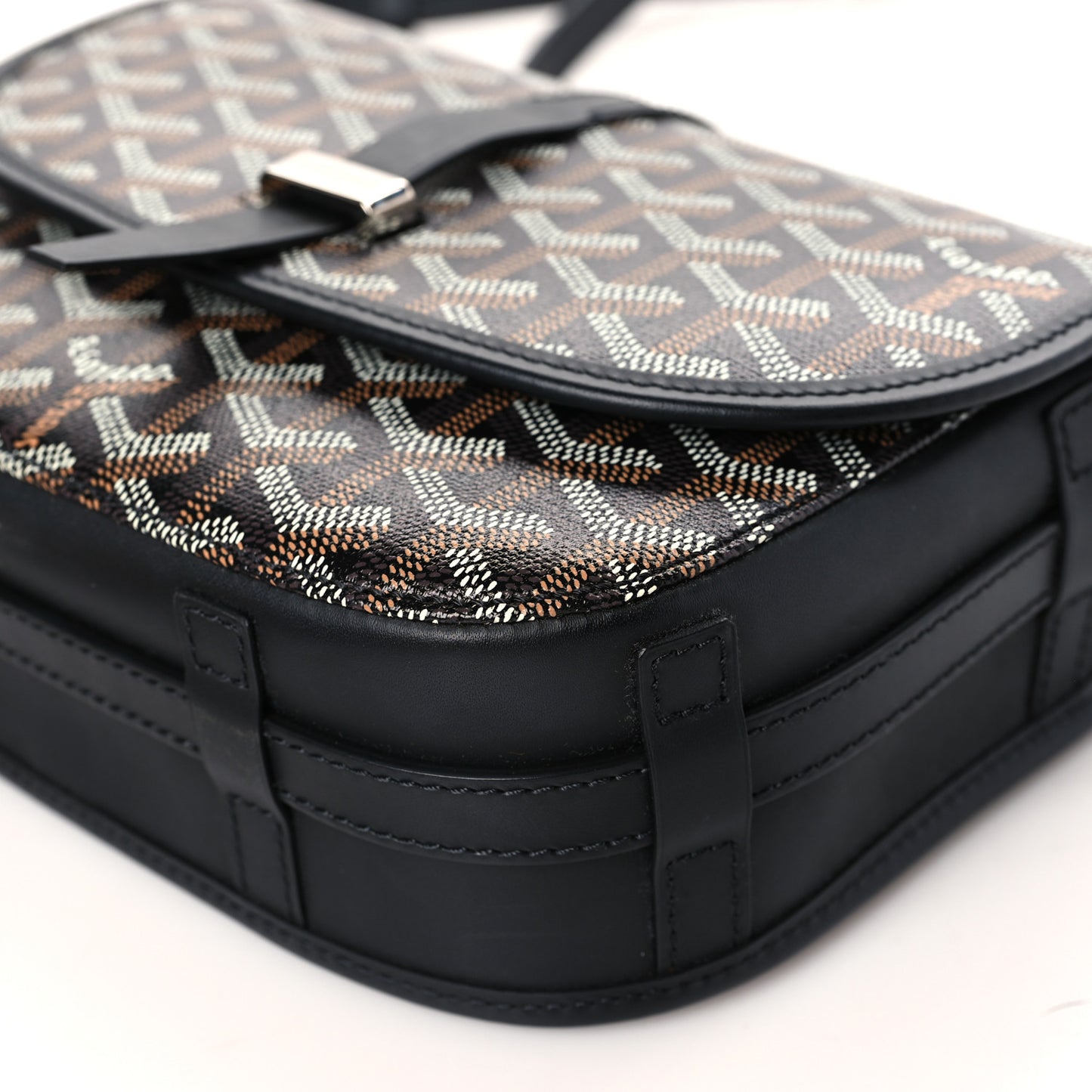 Goyardine Belvedere II PM Messenger Bag Black