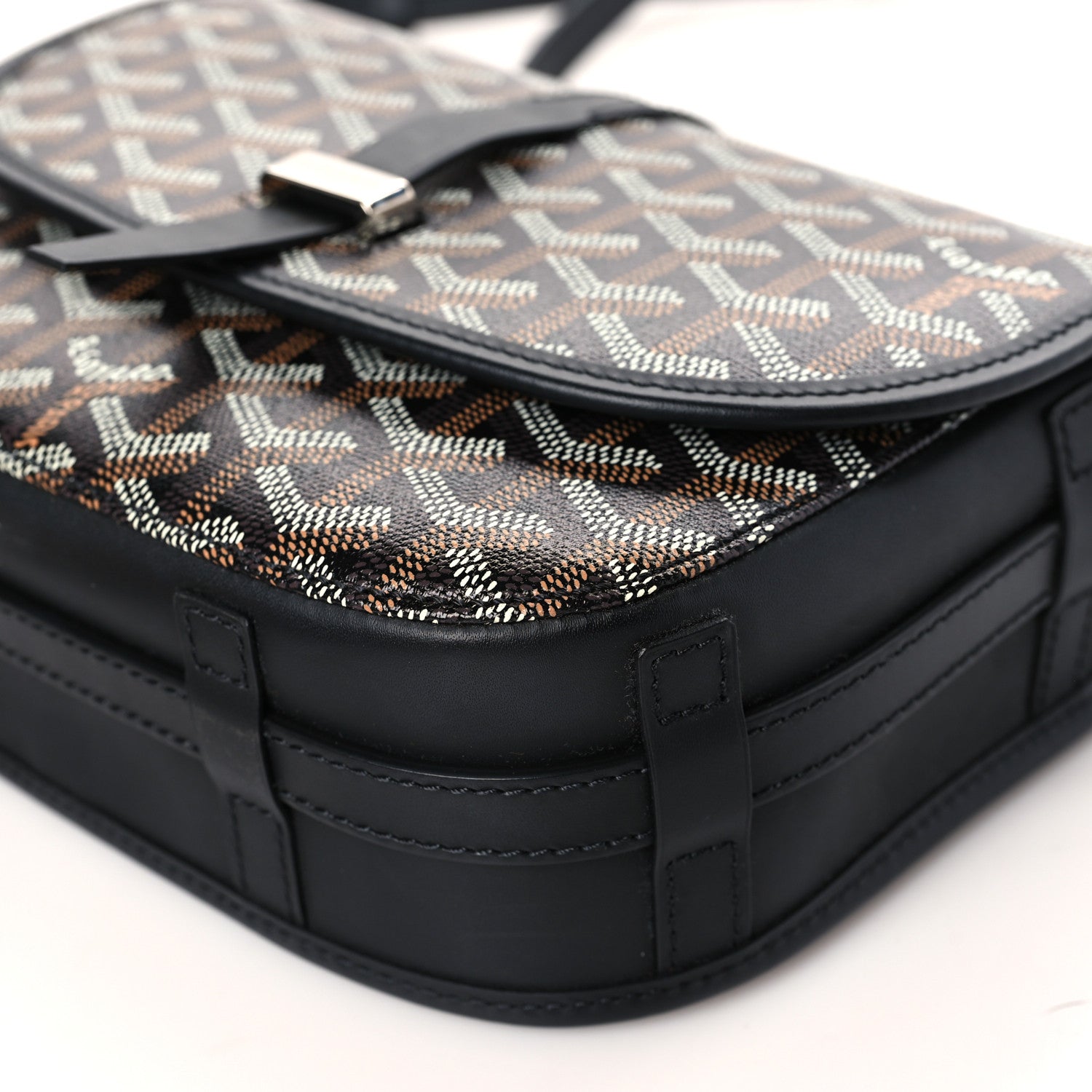 Goyard Goyardine Belvedere II PM Messenger Bag Black 8 of 8