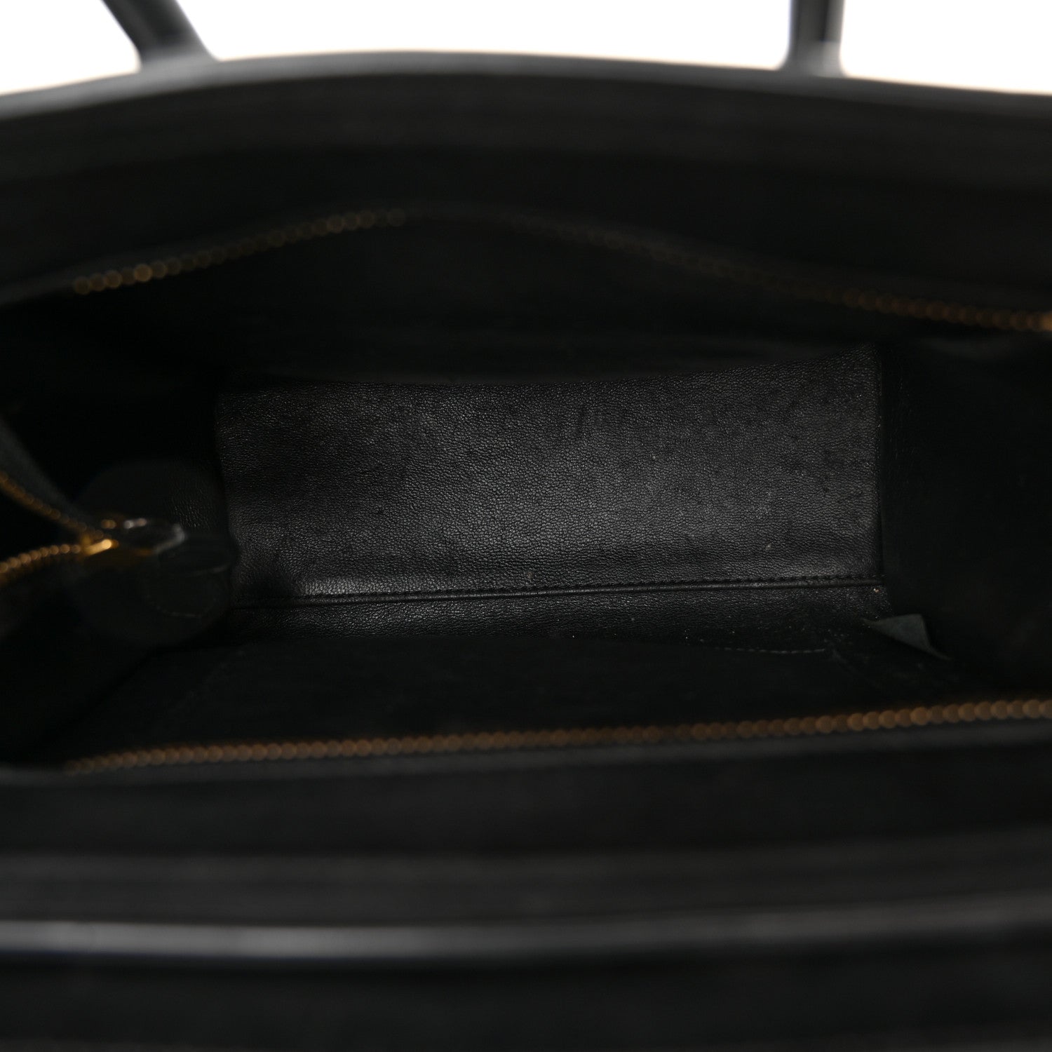 Celine Smooth Calfskin Nano Luggage Black 5 of 11