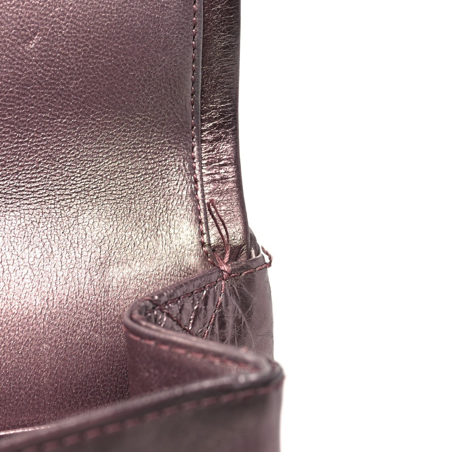 Metallic Aged Calfskin Quilted 2.55 Reissue 226 Flap Rose Fonce