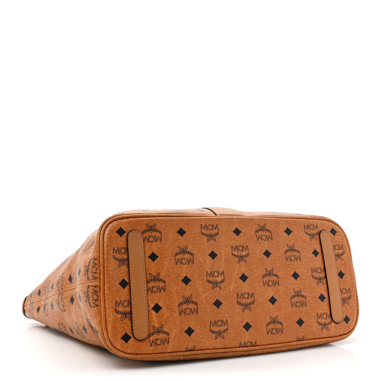 Visetos Medium Liz Reversible Shopper Tote Cognac