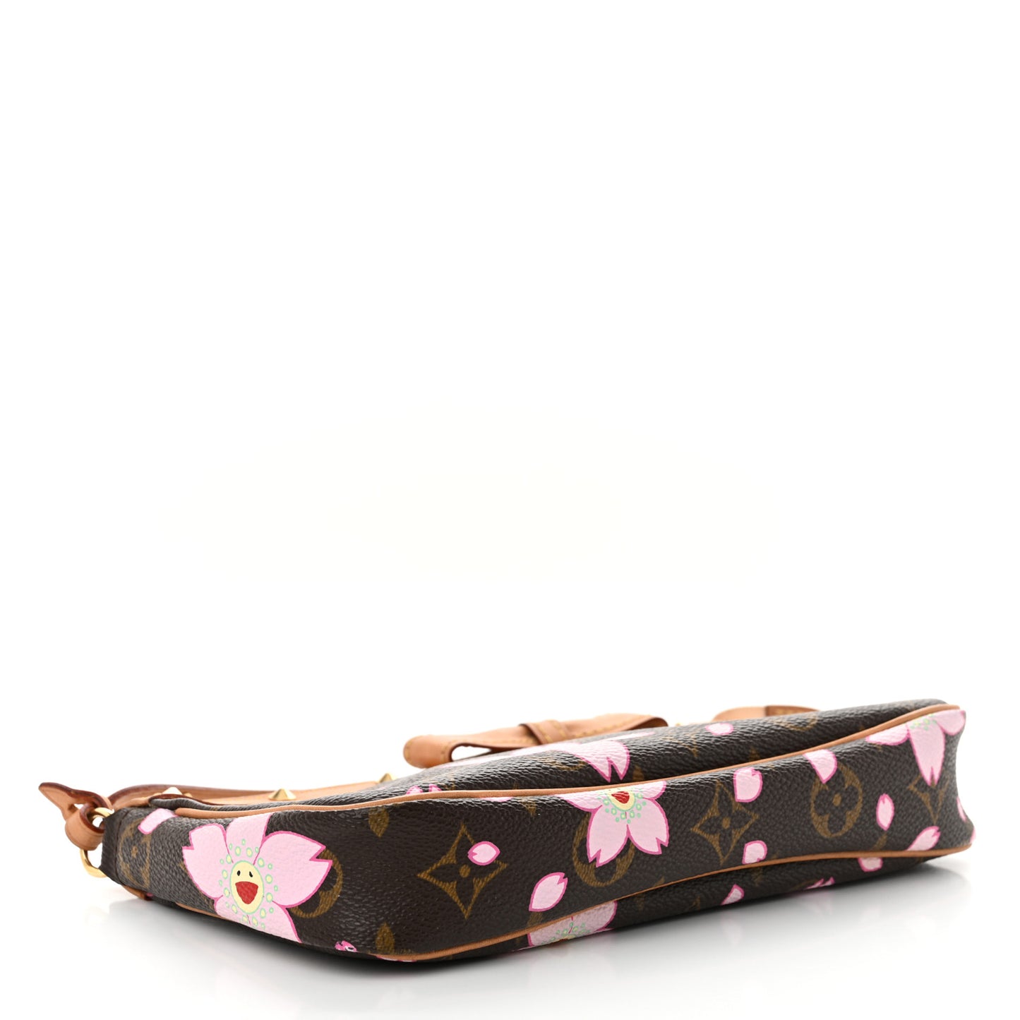Monogram Cherry Blossom Pochette Accessories Brown