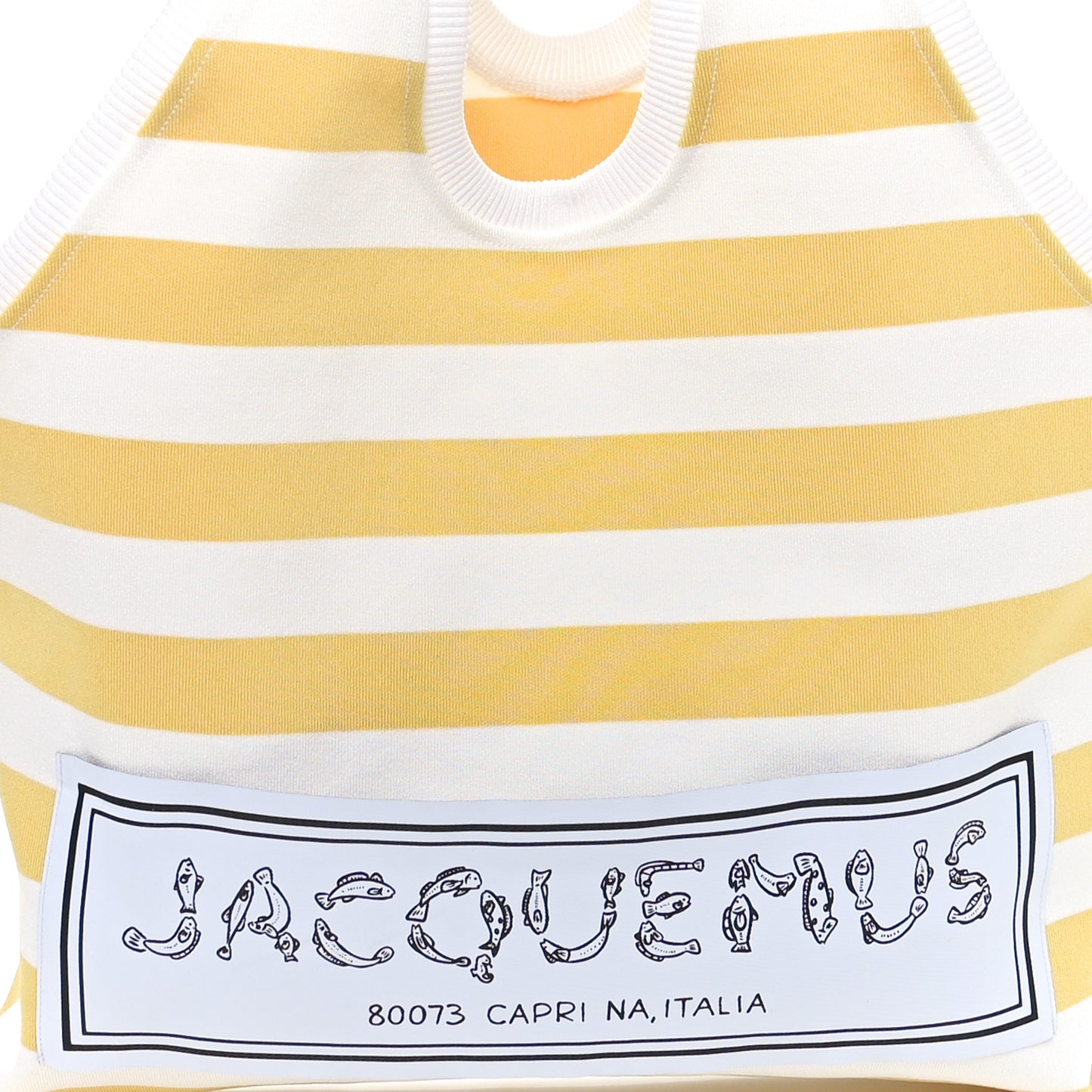 Jersey Le Sac Marcel Tote Yellow White