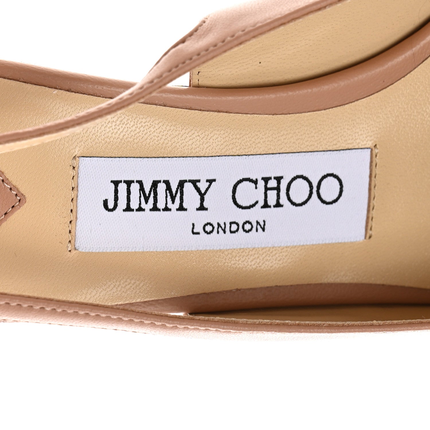 Jimmy Choo Calfskin Cheri 65 Slingback Pumps 36 Powder Pink 7 of 8