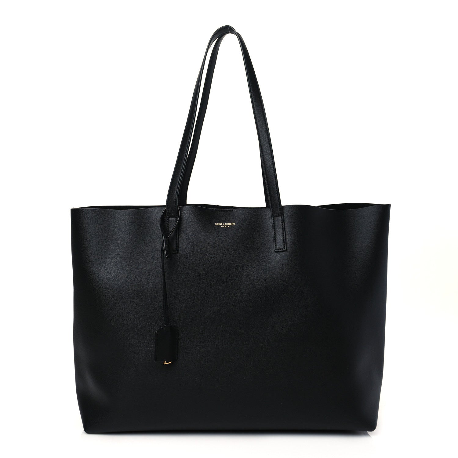 Saint Laurent Calfskin Large Shopping Tote Black 3 of 11