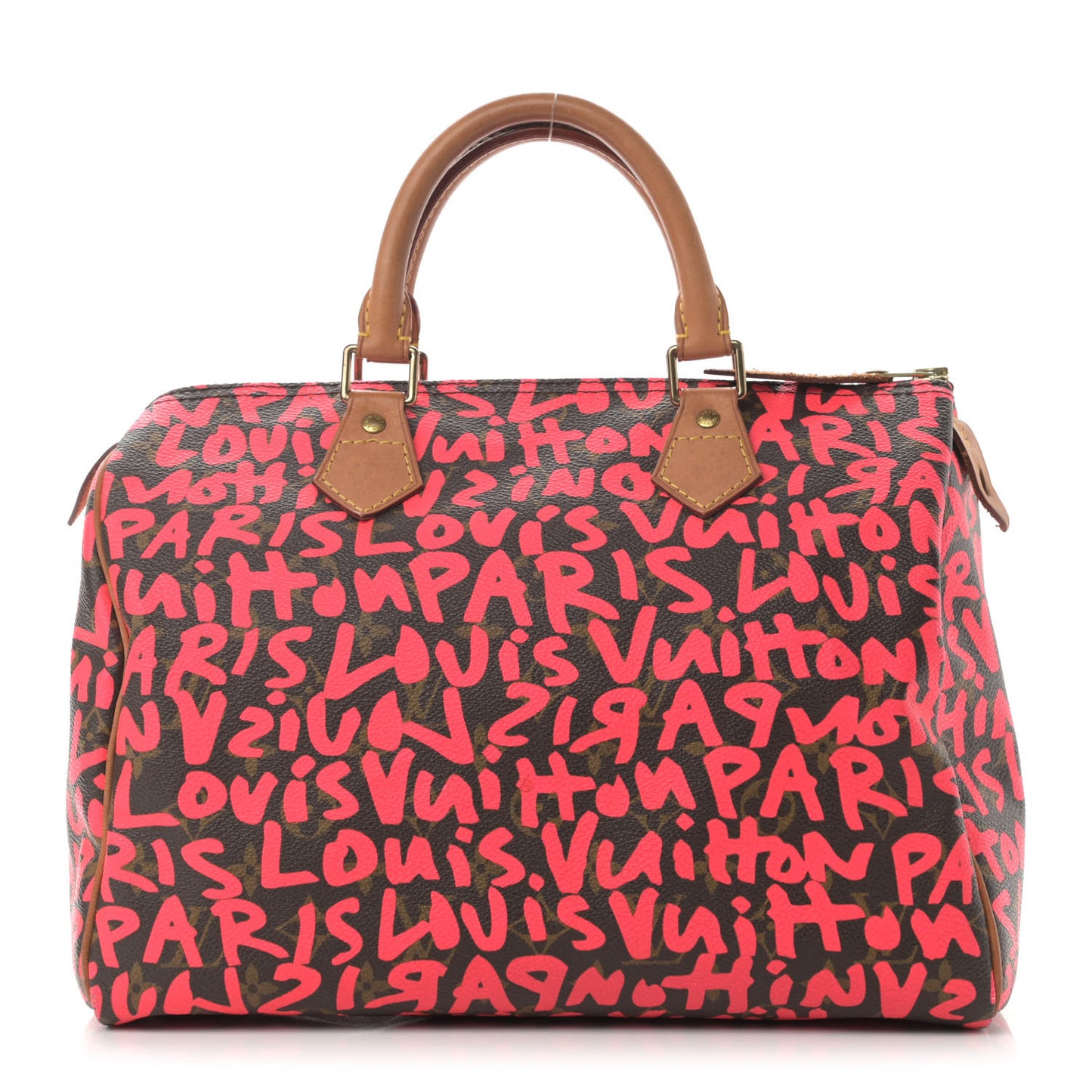 Monogram Graffiti Speedy 30 Fuchsia