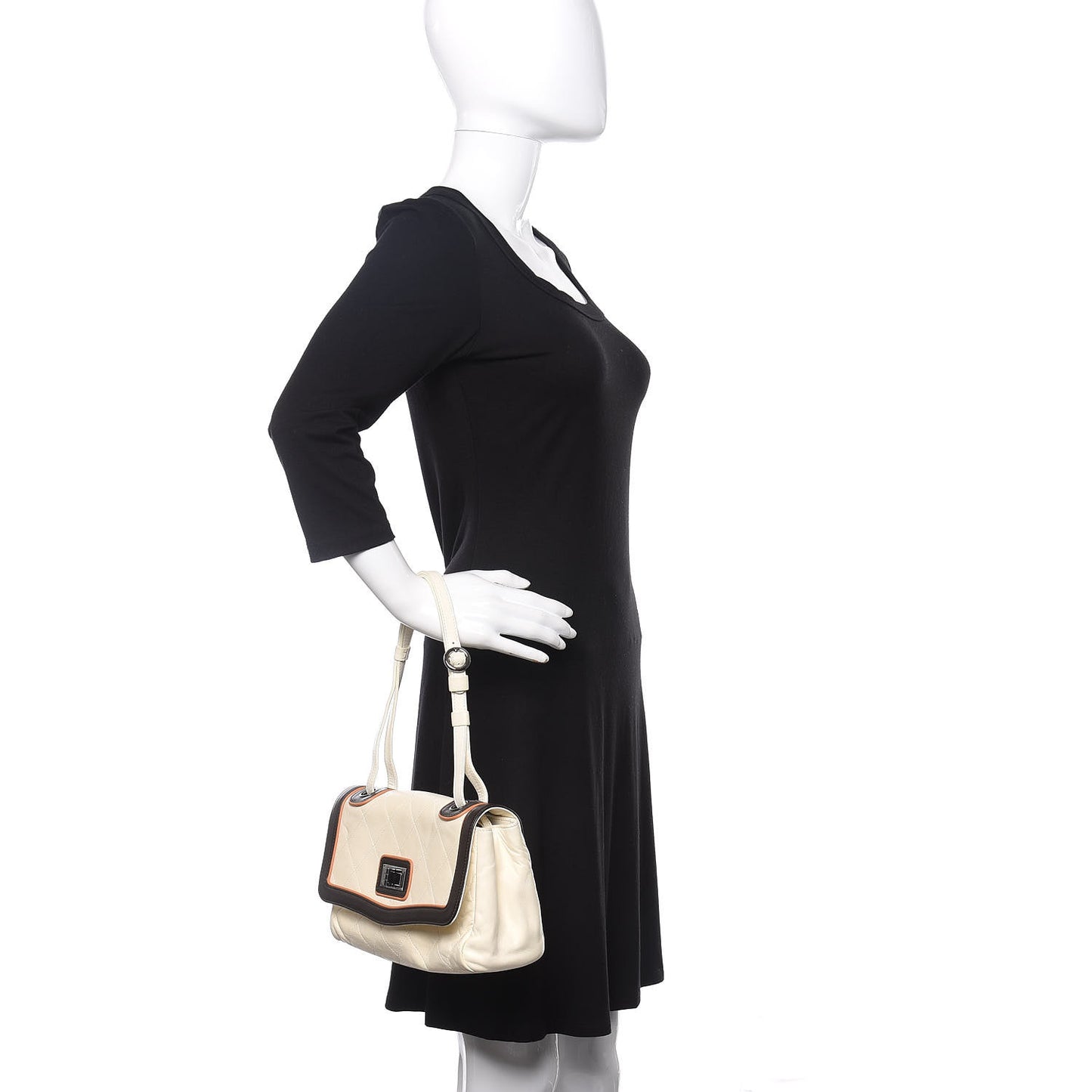 Lambskin Quilted Mademoiselle Flap White