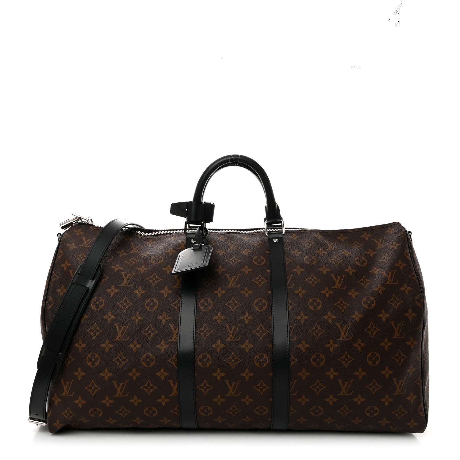 Louis Vuitton Monogram Macassar Keepall Bandouliere 55 1 of 9