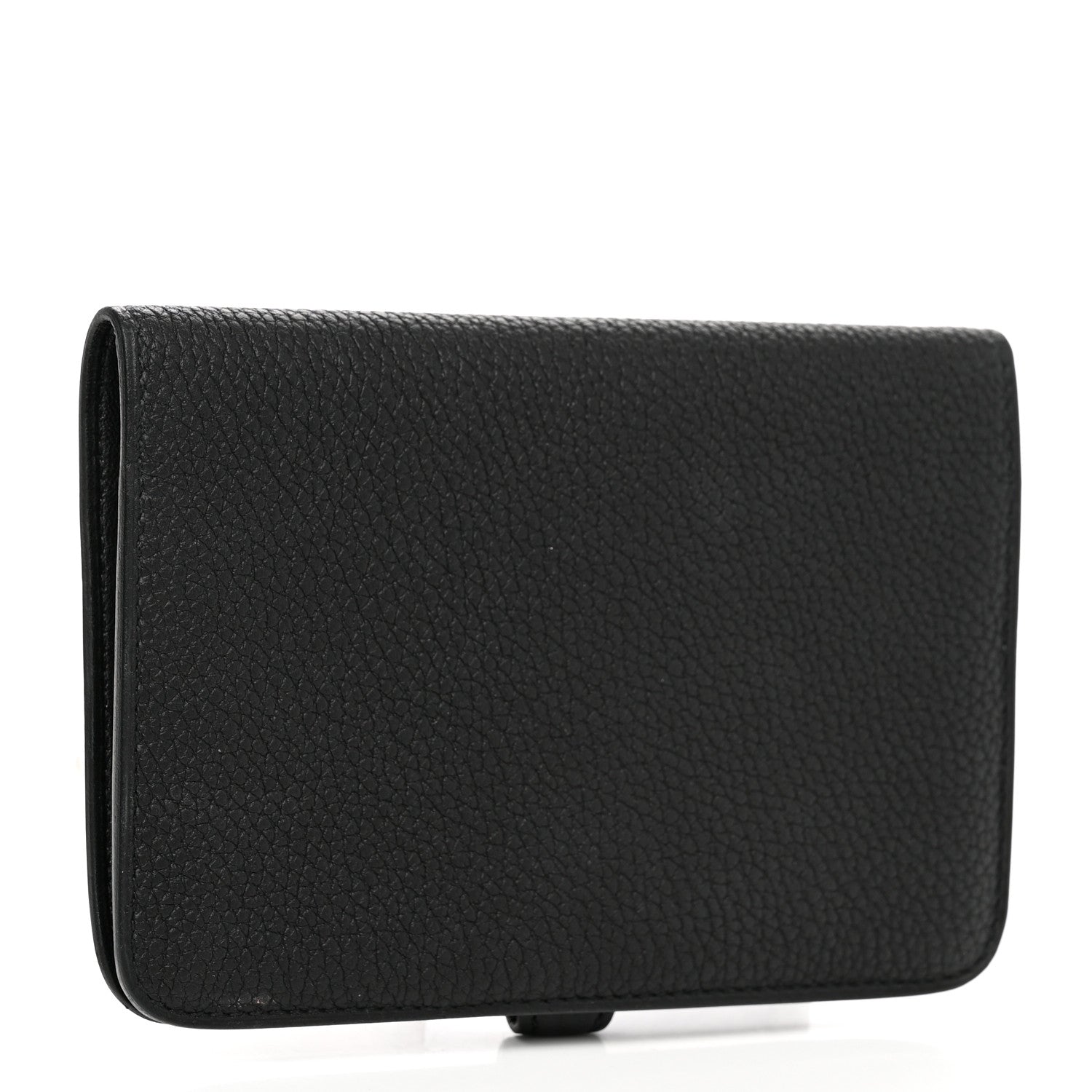 Hermes Togo Dogon Compact Wallet Black 2 of 10