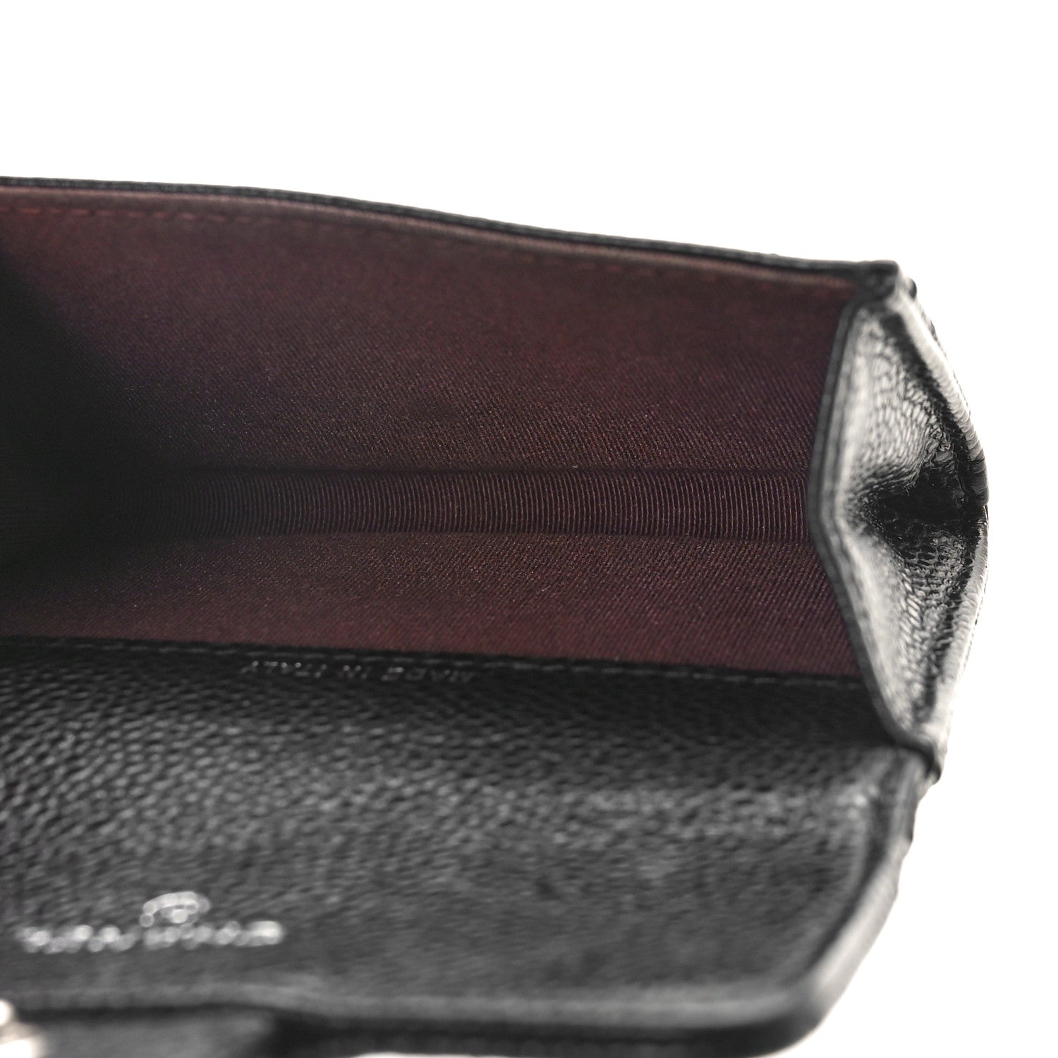 Chanel Caviar Quilted Flap Card Holder Wallet Black 5 of 9