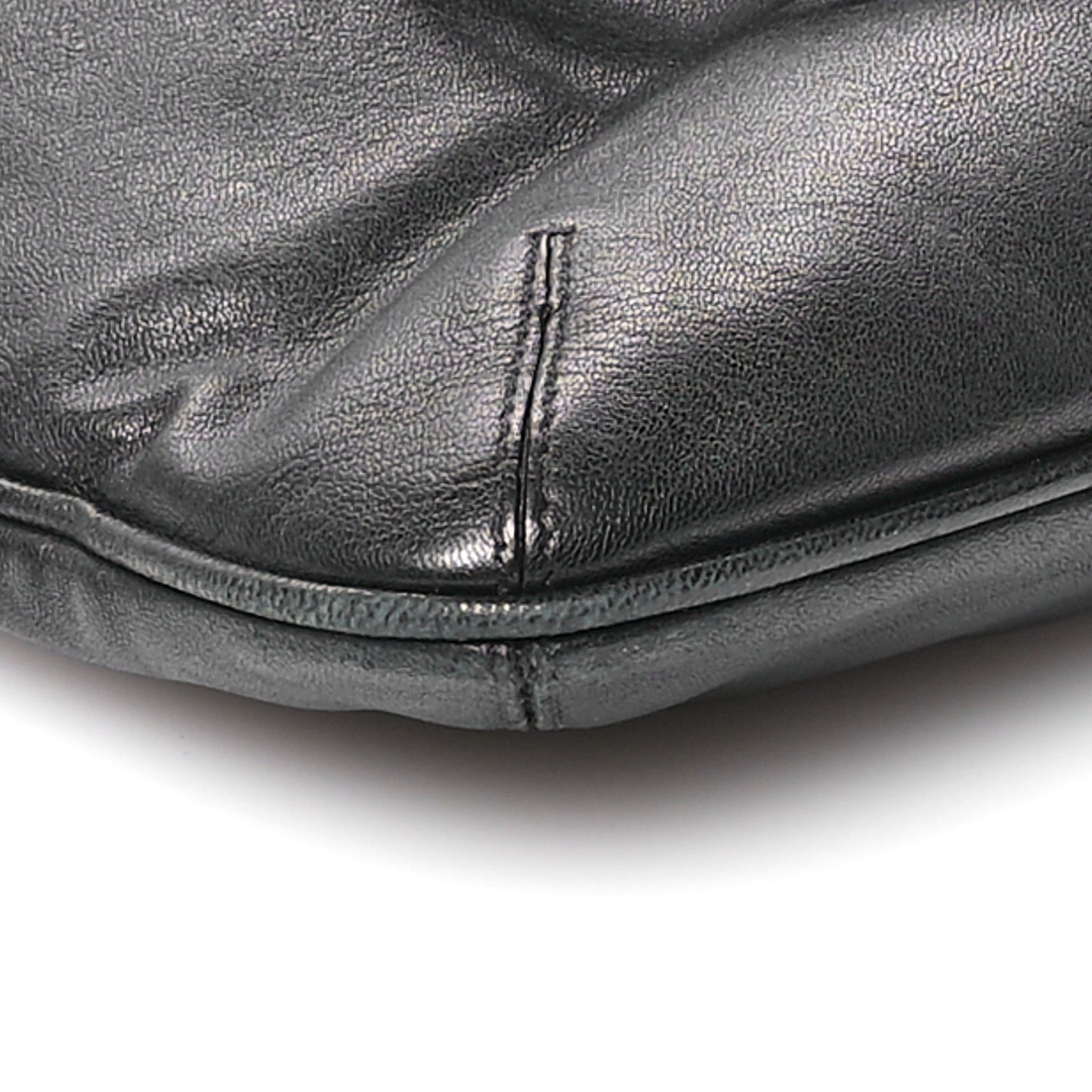 Calfskin Palazzo Fringe Shoulder Bag Black