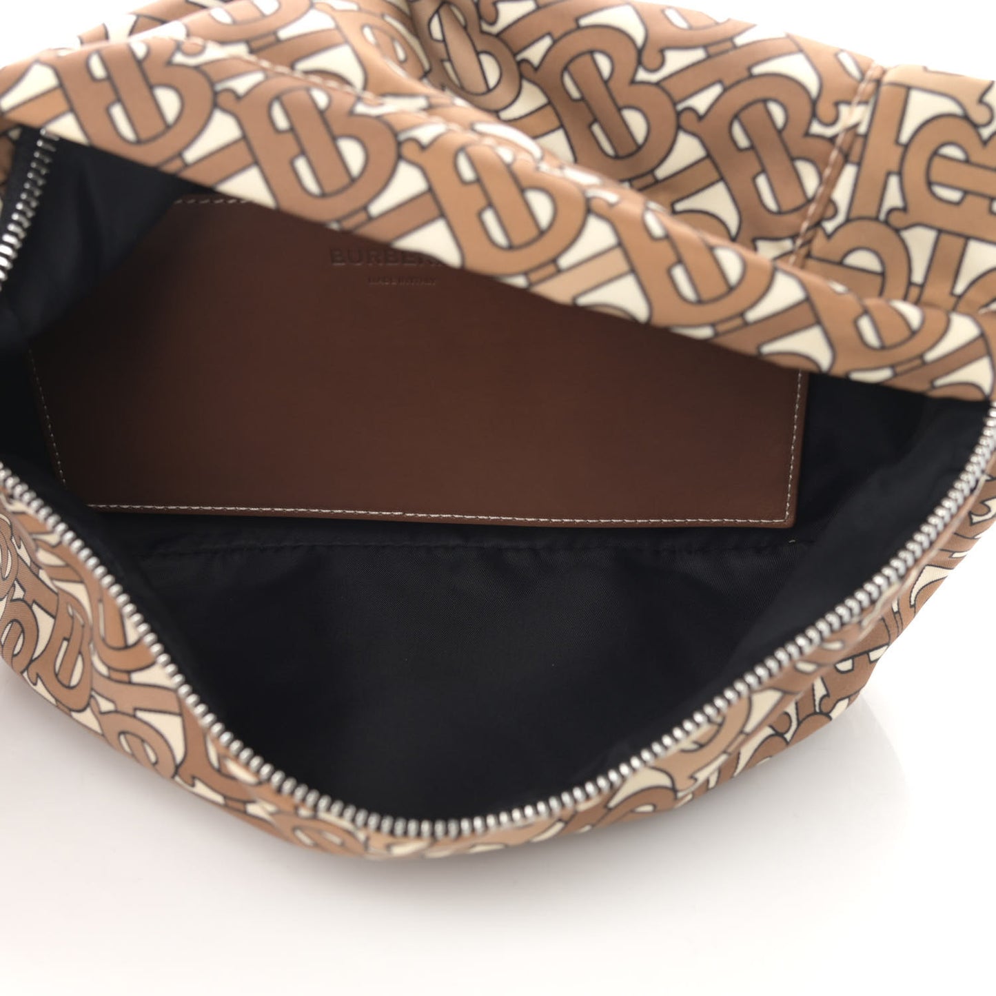 Nylon Monogram Bum Bag Beige
