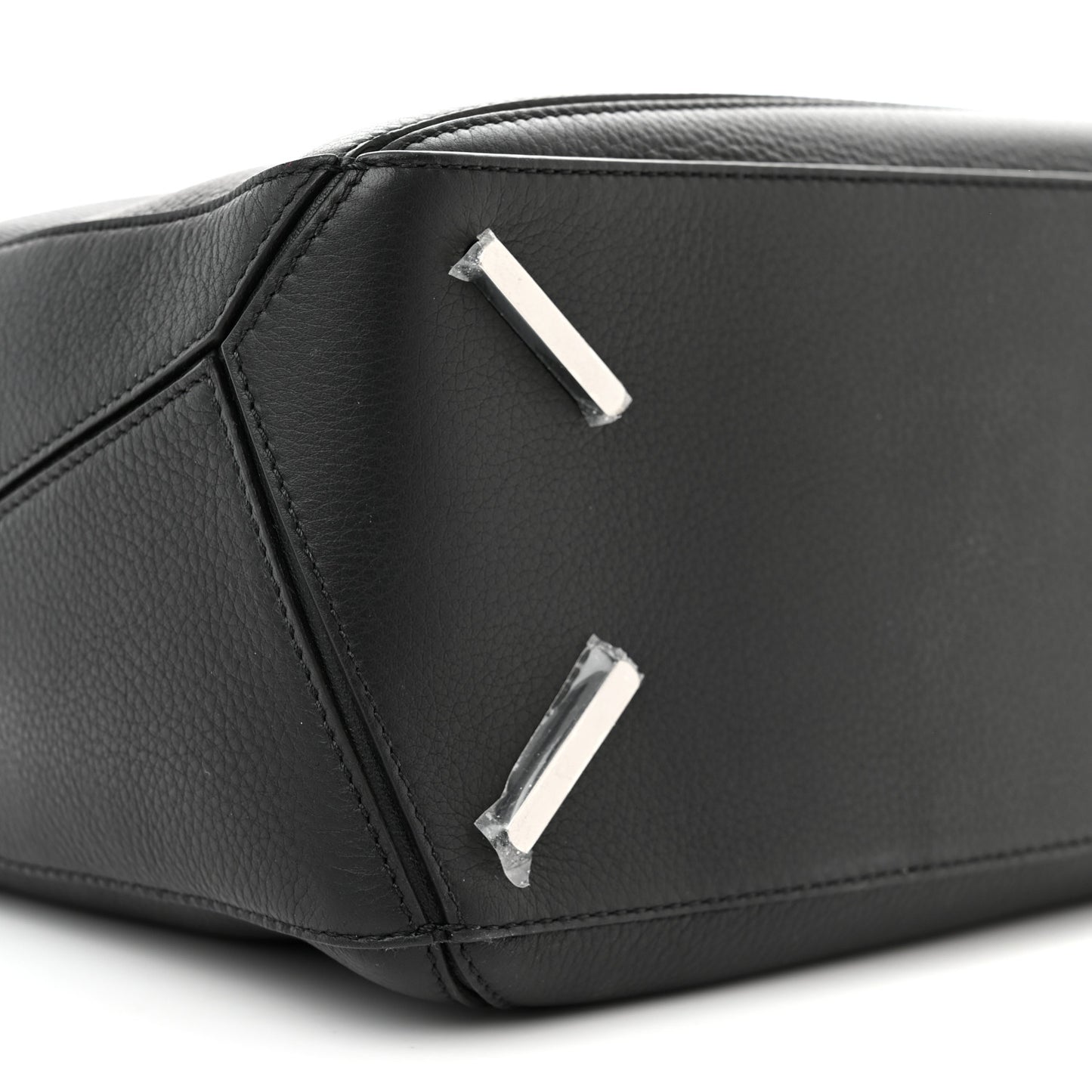 Calfskin Medium Puzzle Bag Black