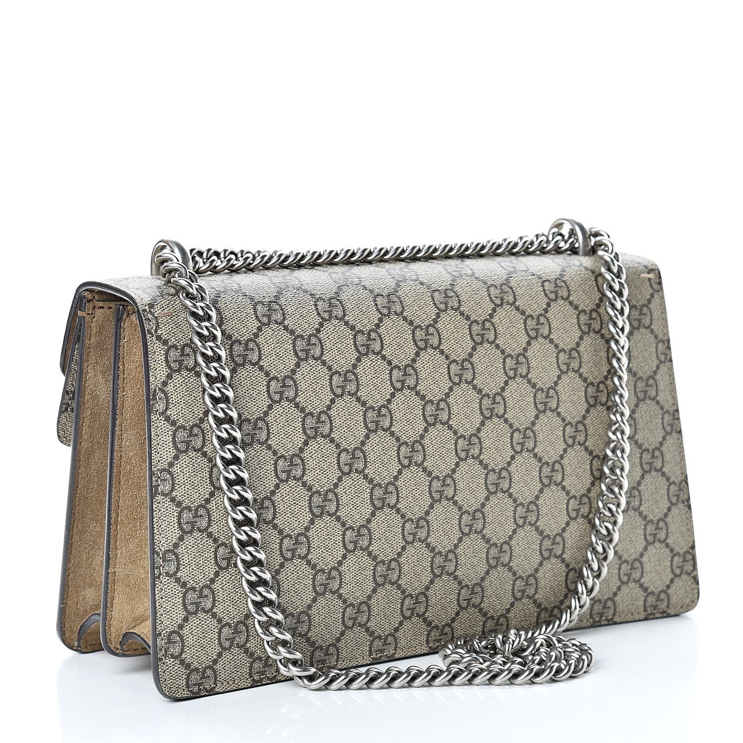 GG Supreme Monogram Small Dionysus Shoulder Bag Taupe