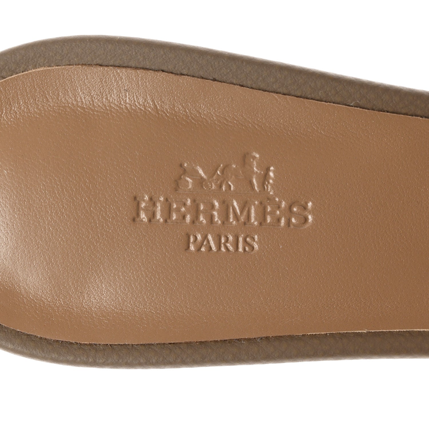 Hermes Epsom Oasis Sandals 39 Etoupe 7 of 11